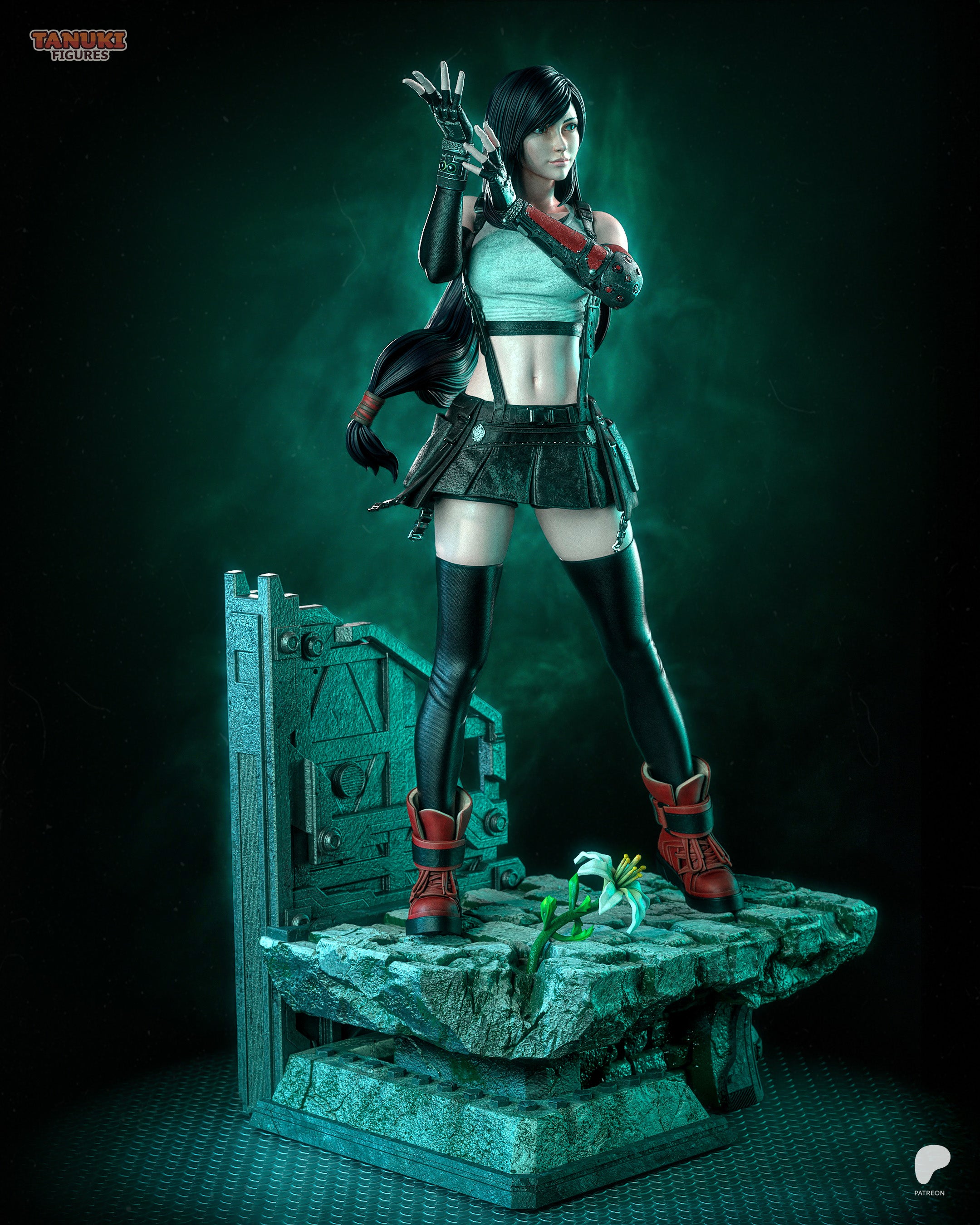 Tifa Lockhart - Final Fantasy VII | Custom Statue 3D printed figure