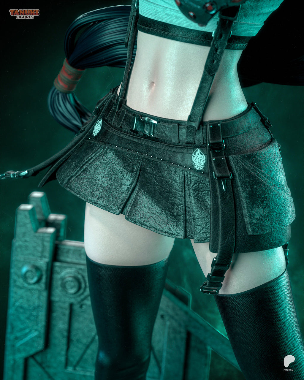 Tifa Lockhart - Final Fantasy VII | Custom Statue 3D printed figure