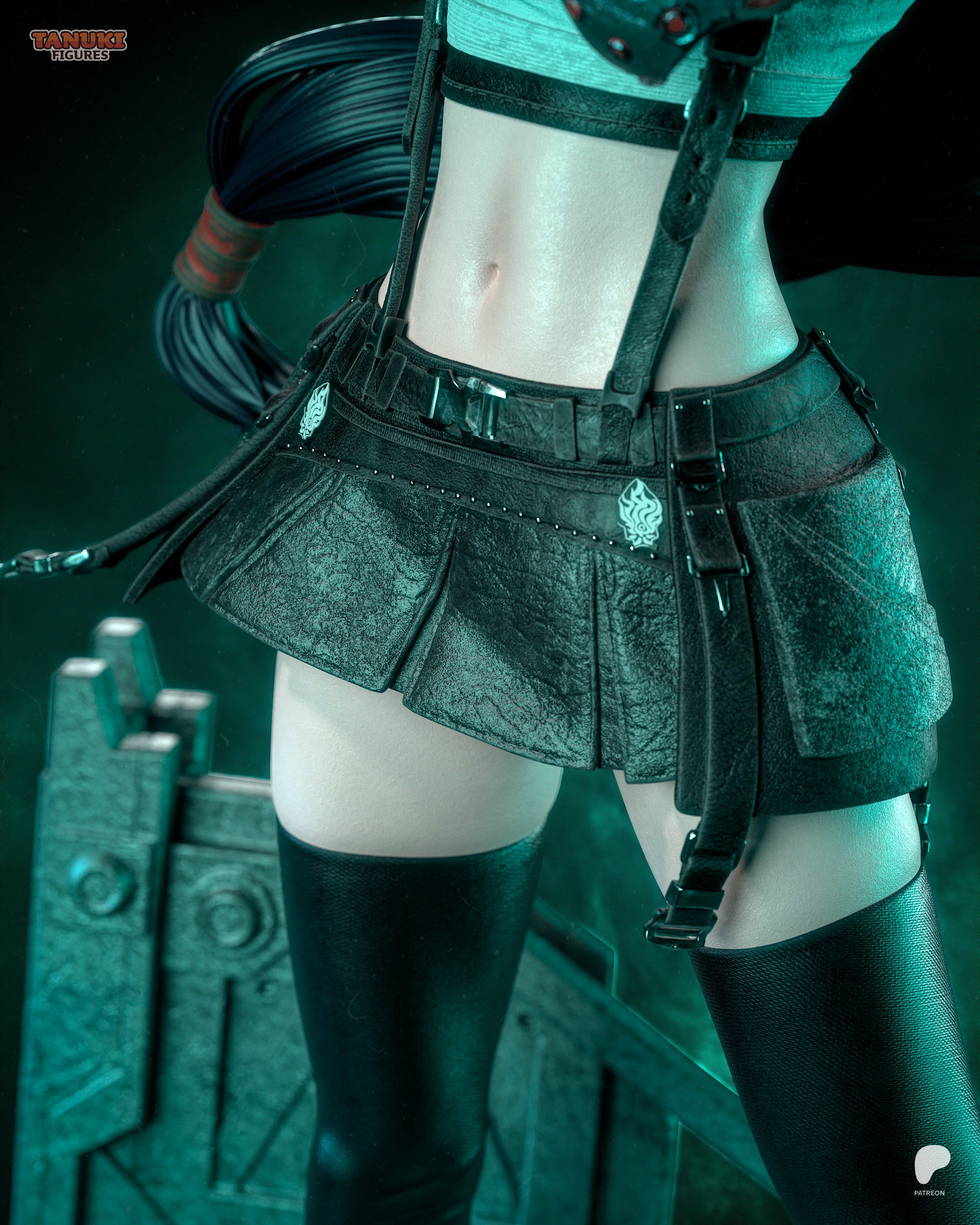 Tifa Lockhart - Final Fantasy VII | Custom Statue 3D printed figure