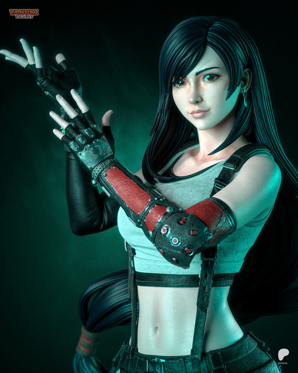 Tifa Lockhart - Final Fantasy VII | Custom Statue 3D printed figure