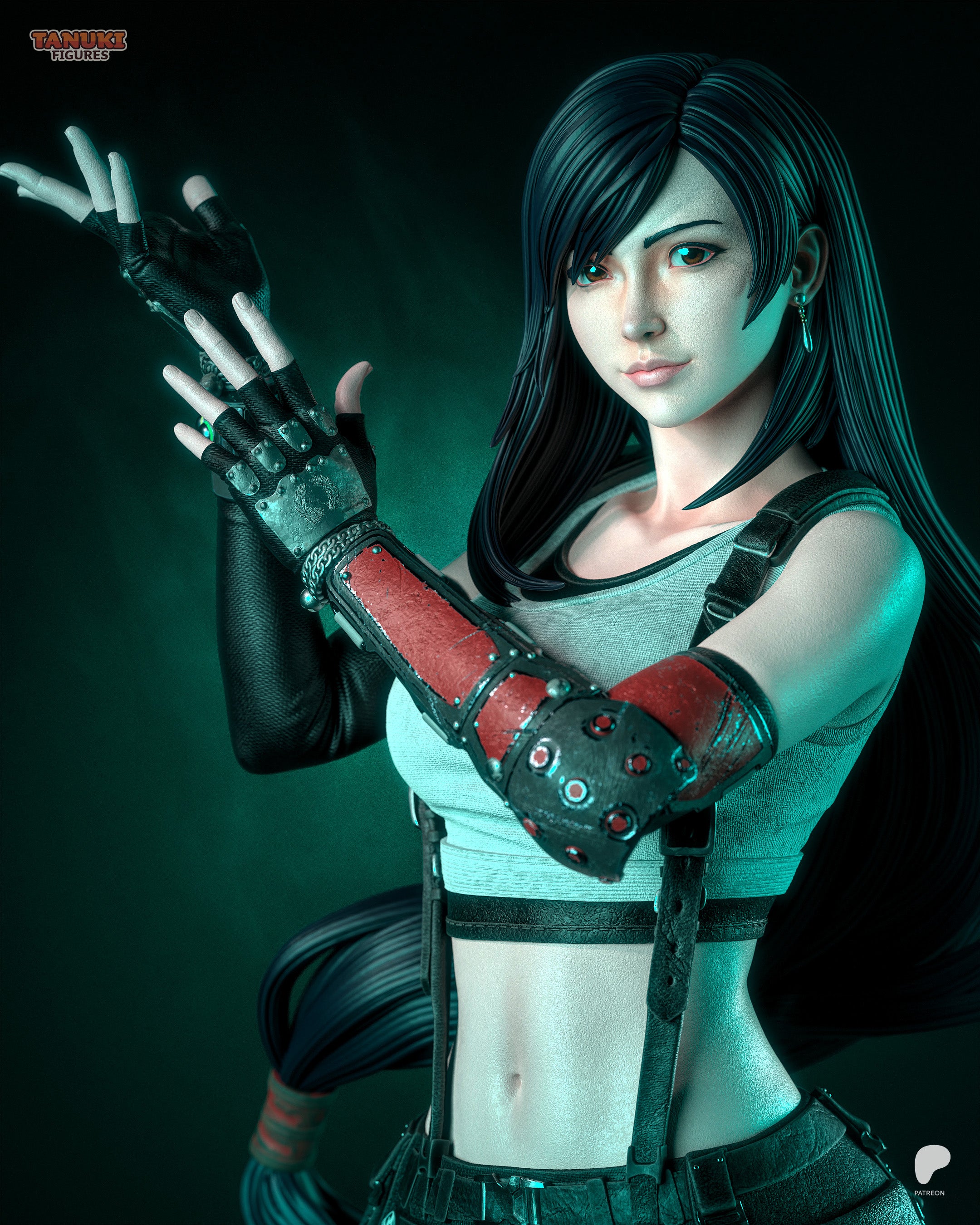 Tifa Lockhart - Final Fantasy VII | Custom Statue 3D printed figure