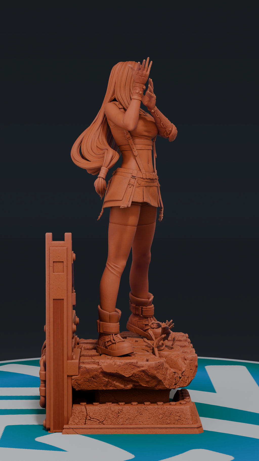 Tifa Lockhart - Final Fantasy VII | Custom Statue 3D printed figure