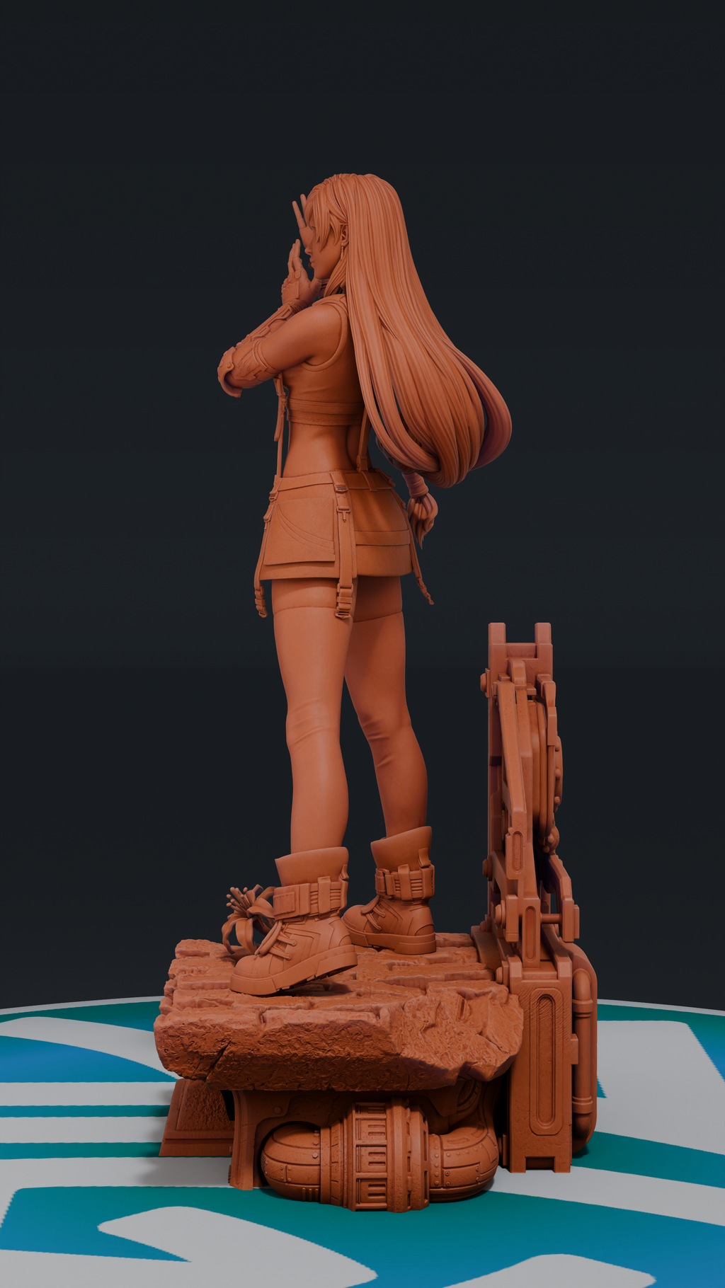 Tifa Lockhart - Final Fantasy VII | Custom Statue 3D printed figure
