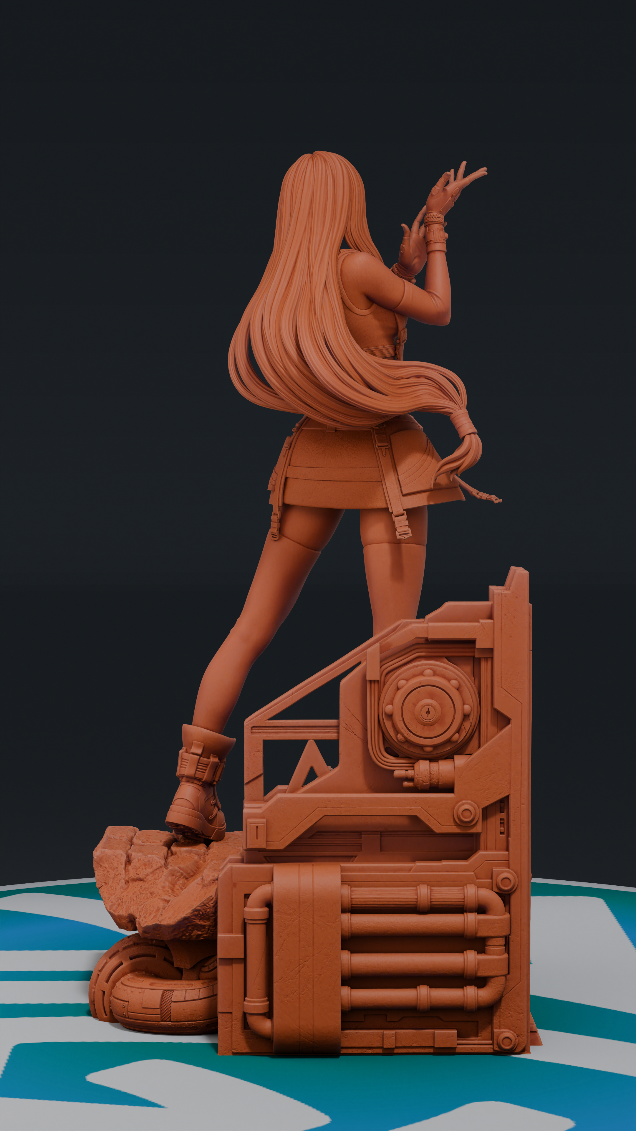Tifa Lockhart - Final Fantasy VII | Custom Statue 3D printed figure