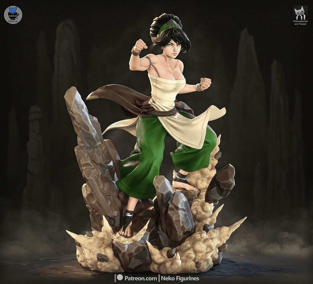 Toph - Avatar The Last Airbender | Custom Statue 3D printed figure