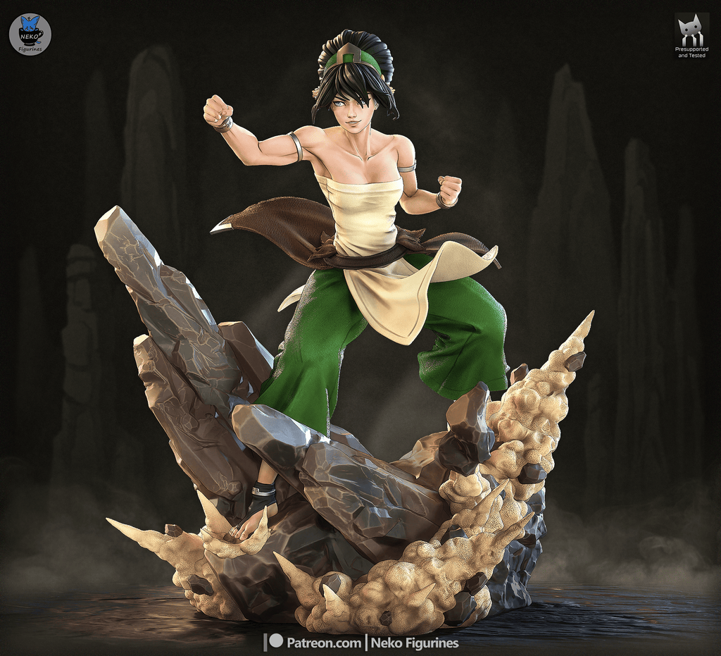 Toph - Avatar The Last Airbender | Custom Statue 3D printed figure