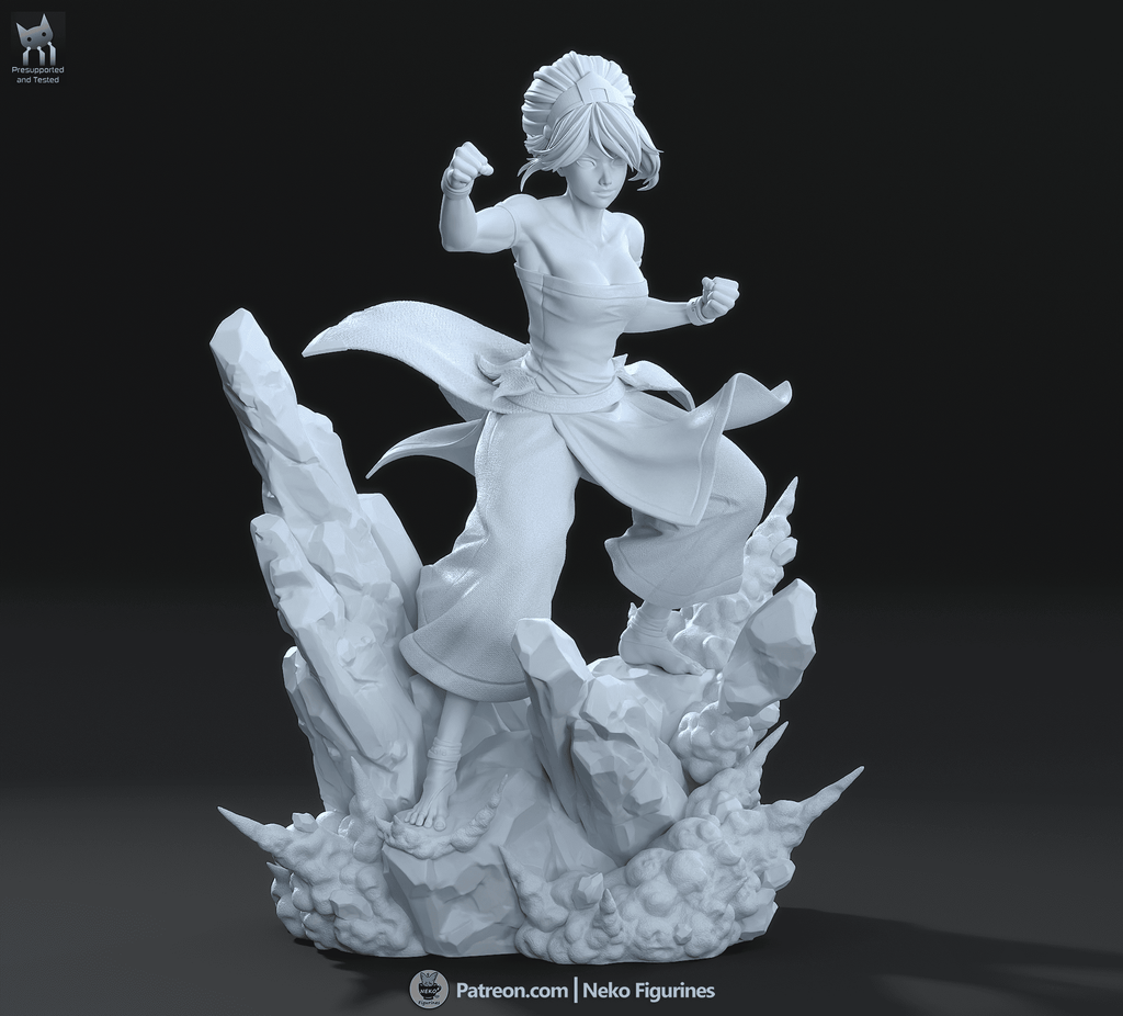 Toph - Avatar The Last Airbender | Custom Statue 3D printed figure