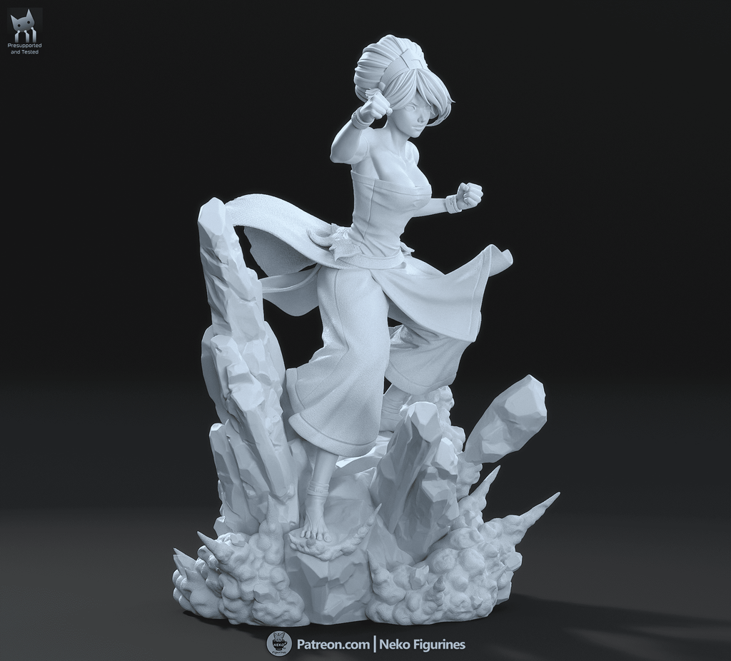 Toph - Avatar The Last Airbender | Custom Statue 3D printed figure