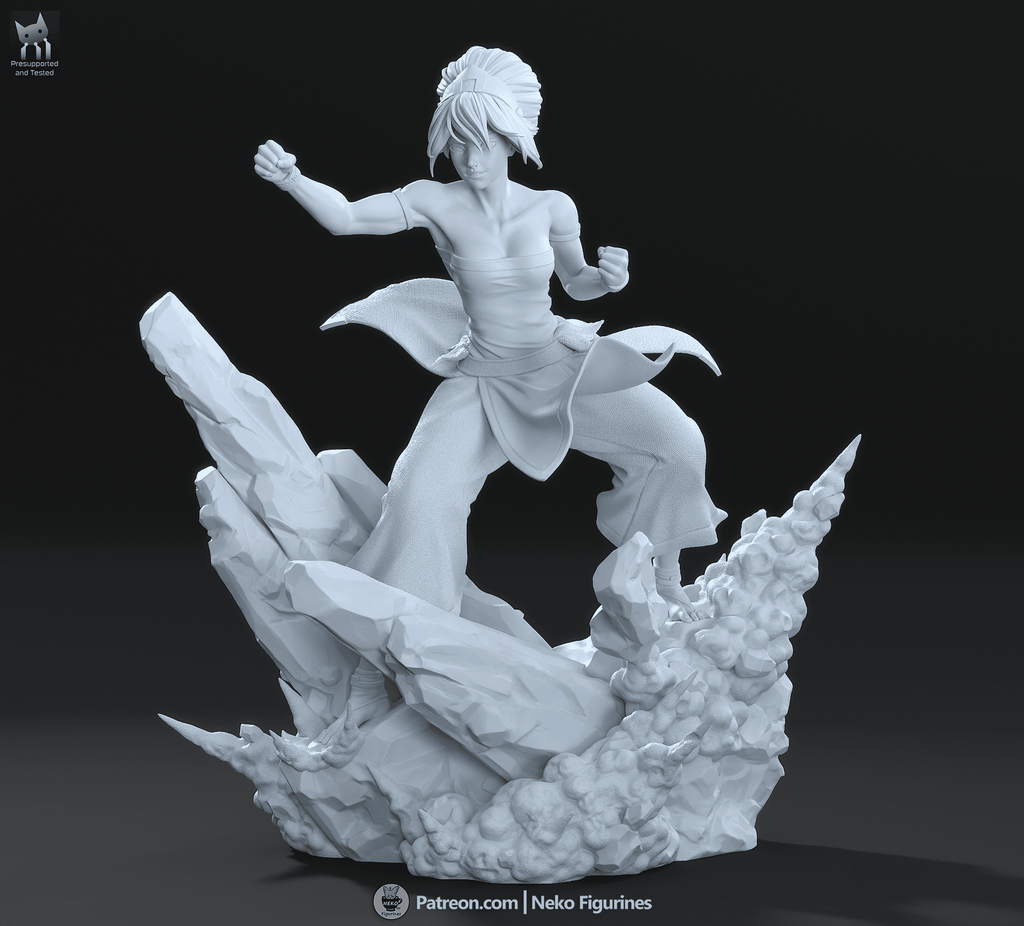 Toph - Avatar The Last Airbender | Custom Statue 3D printed figure