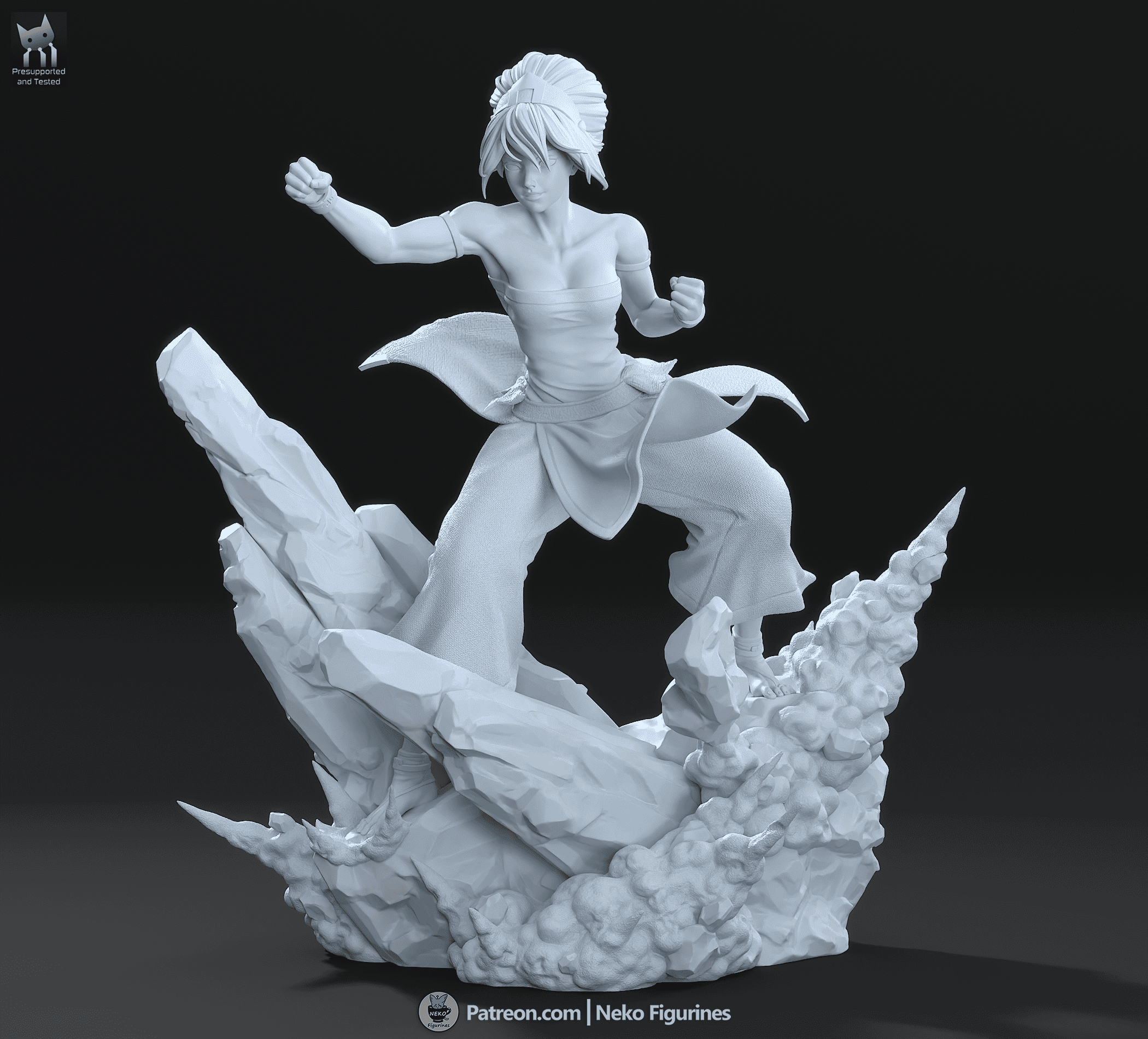 Toph - Avatar The Last Airbender | Custom Statue 3D printed figure