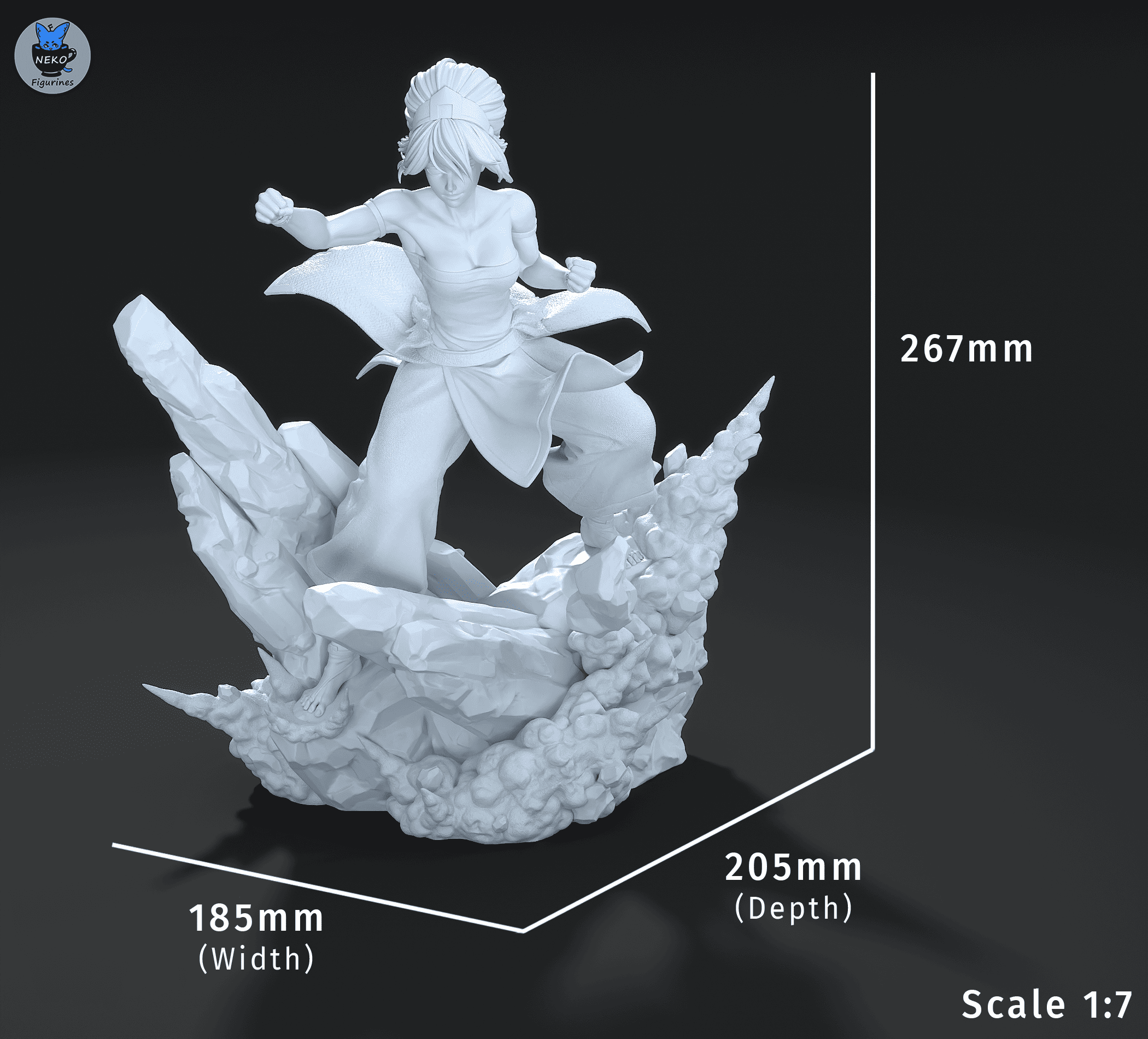 Toph - Avatar The Last Airbender | Custom Statue 3D printed figure
