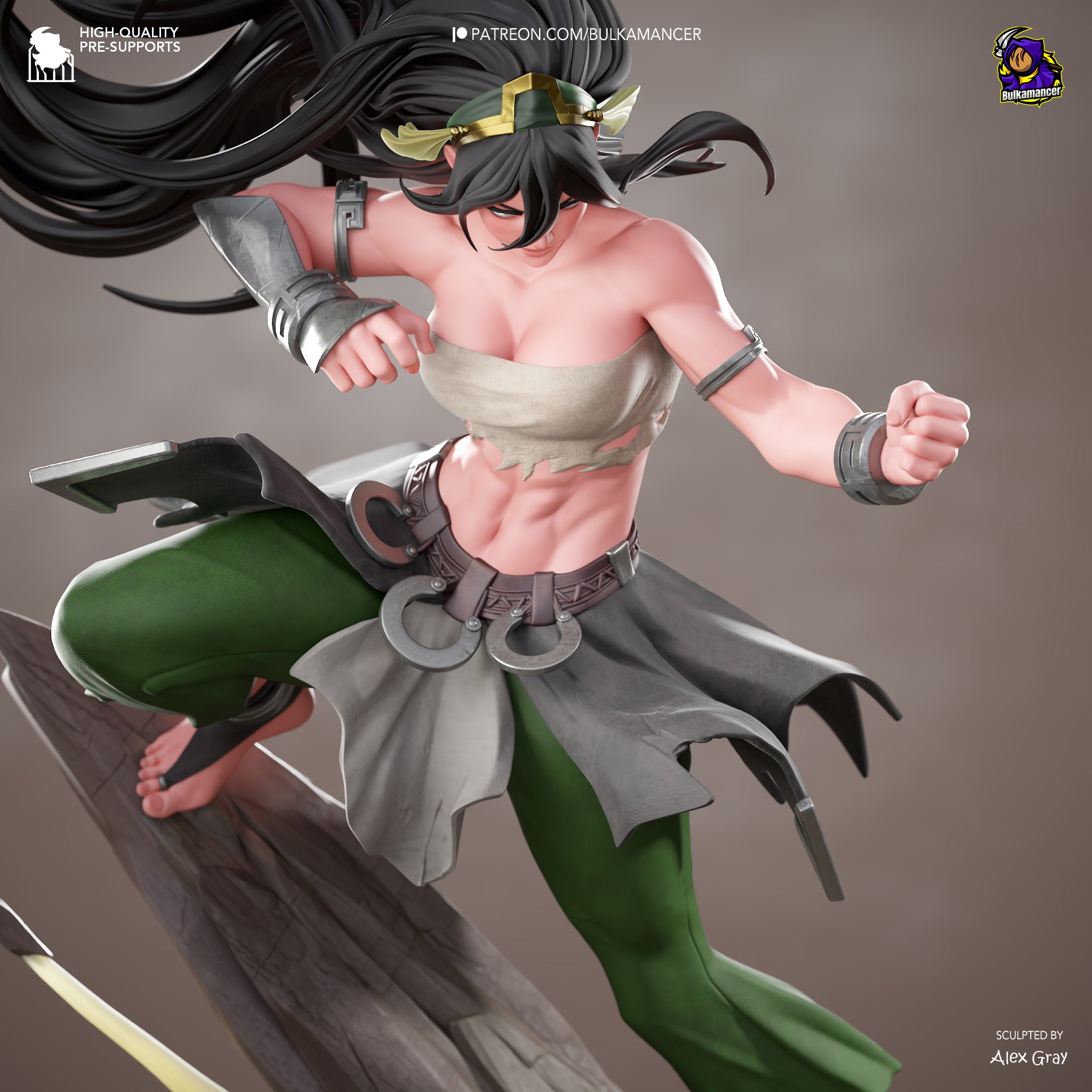 Toph - Avatar The Last Airbender | Custom Statue 3D printed figure