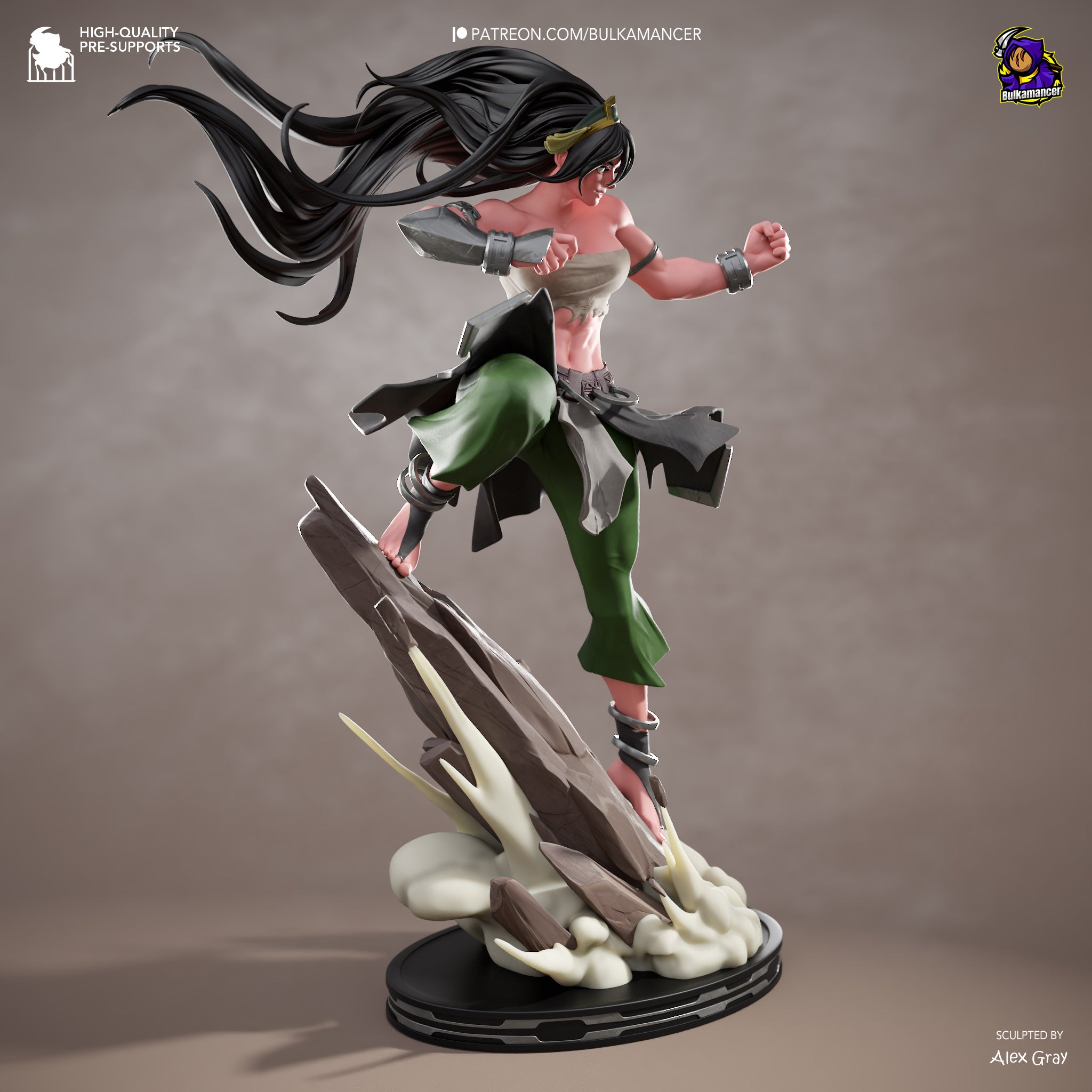 Toph - Avatar The Last Airbender | Custom Statue 3D printed figure