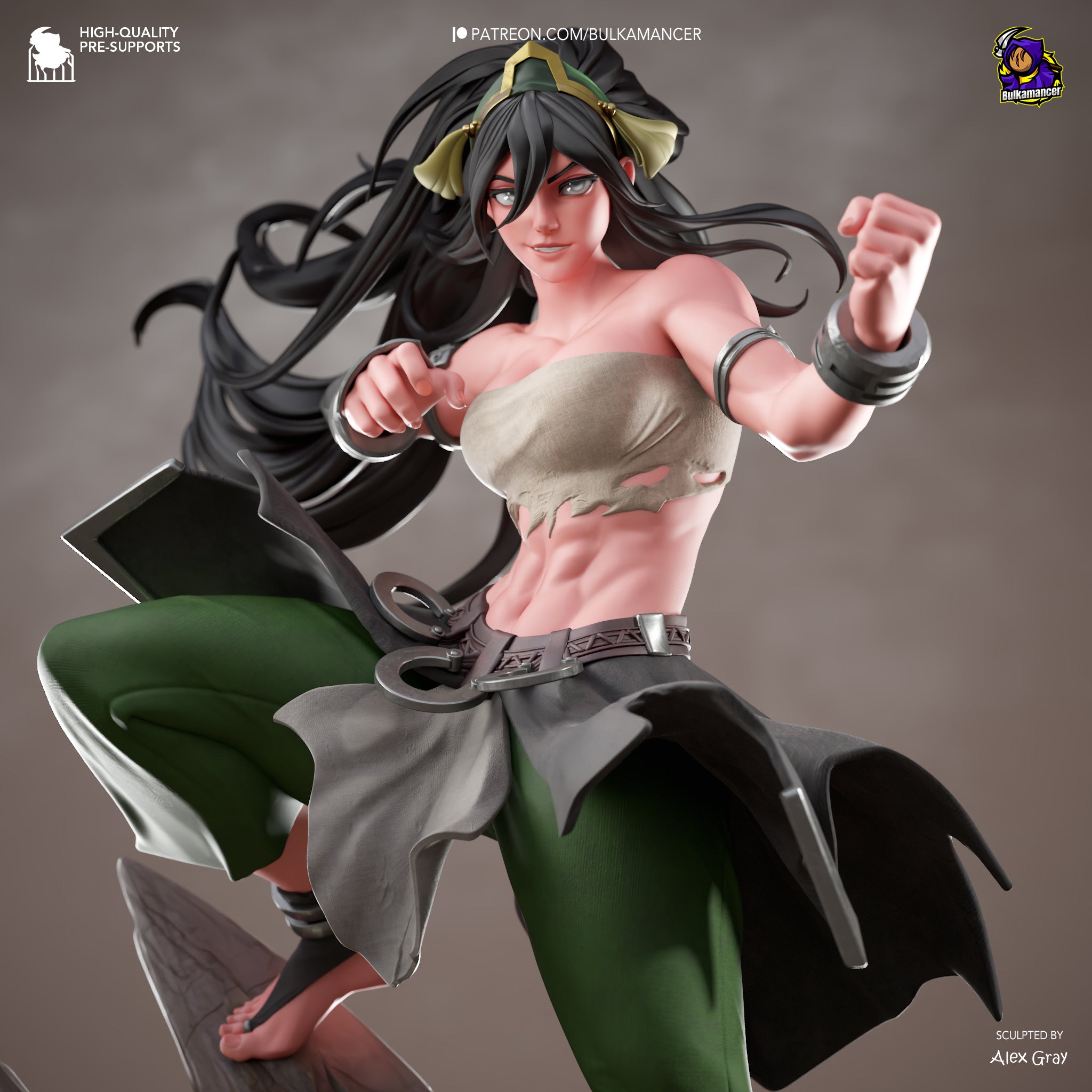 Toph - Avatar The Last Airbender | Custom Statue 3D printed figure