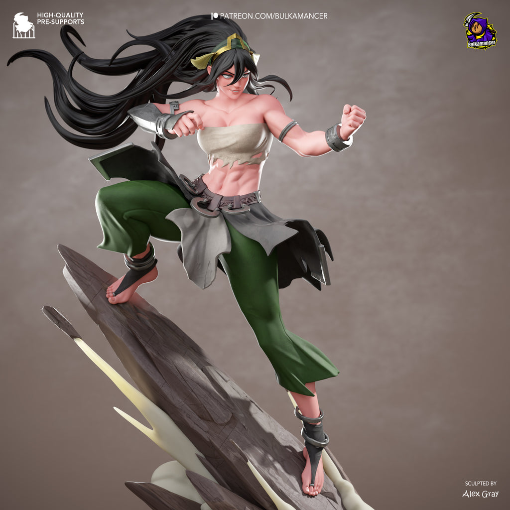 Toph - Avatar The Last Airbender | Custom Statue 3D printed figure