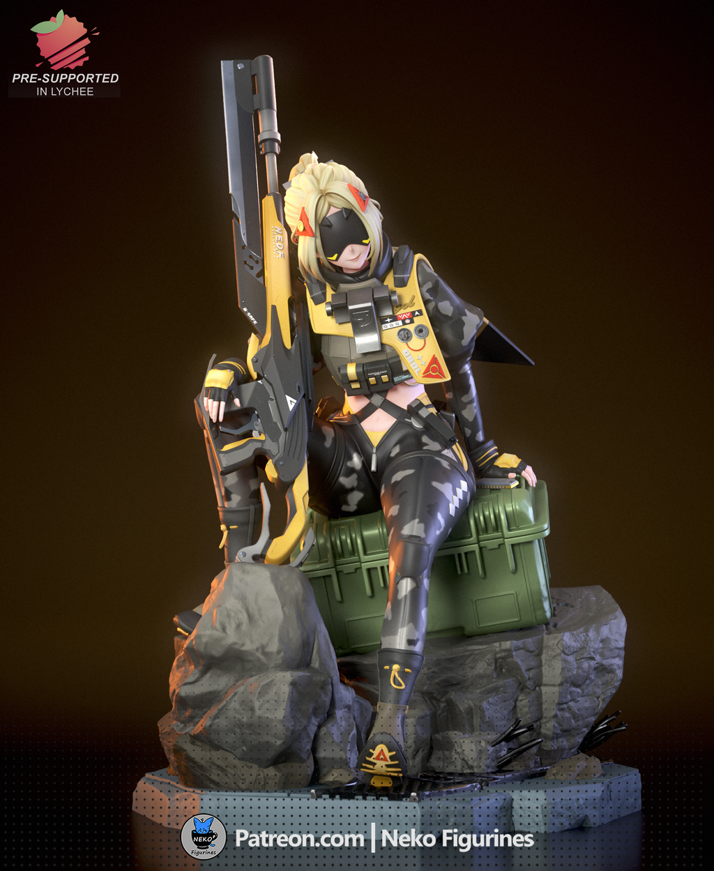 Trigger - Zenless Zone Zero ZZZ | Custom Statue 3D printed figure