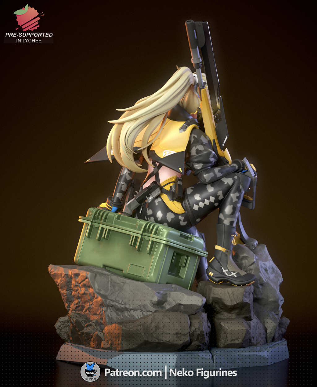 Trigger - Zenless Zone Zero ZZZ | Custom Statue 3D printed figure