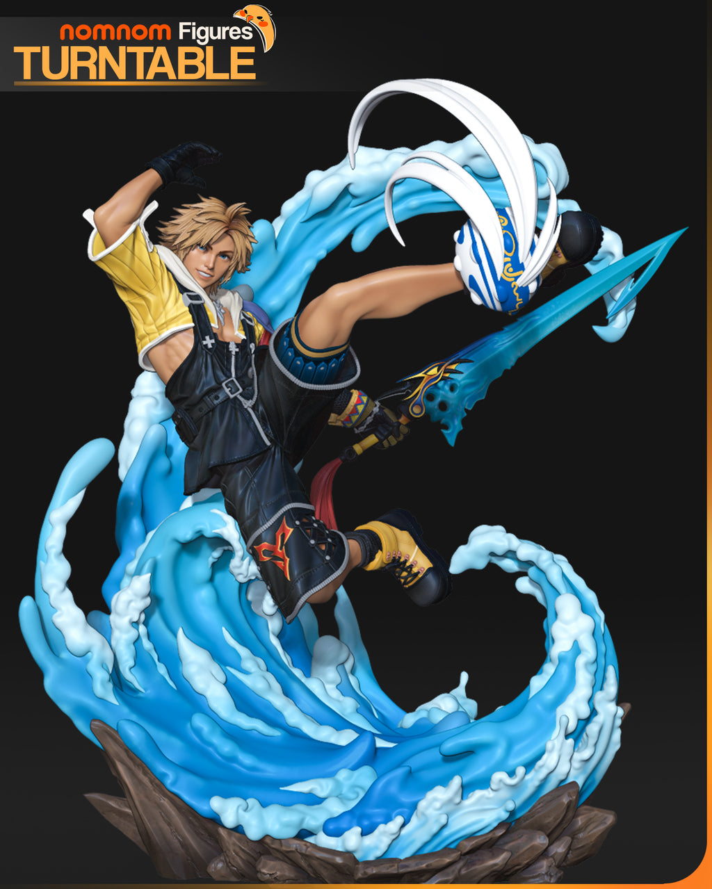 Tidus - Final Fantasy X | Custom Statue 3D printed figure