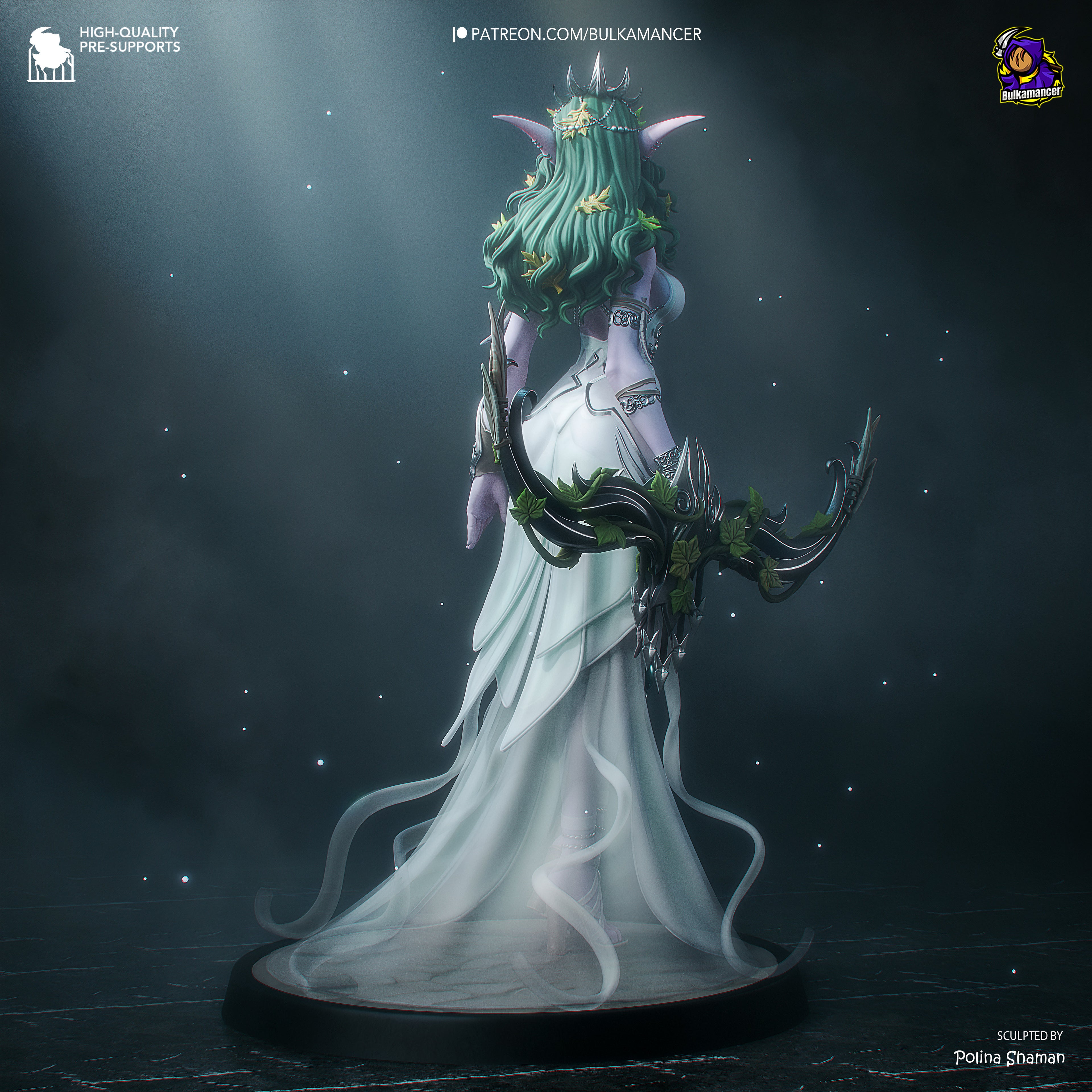 Tyrande - World of Warcraft | Custom Statue 3D printed figure