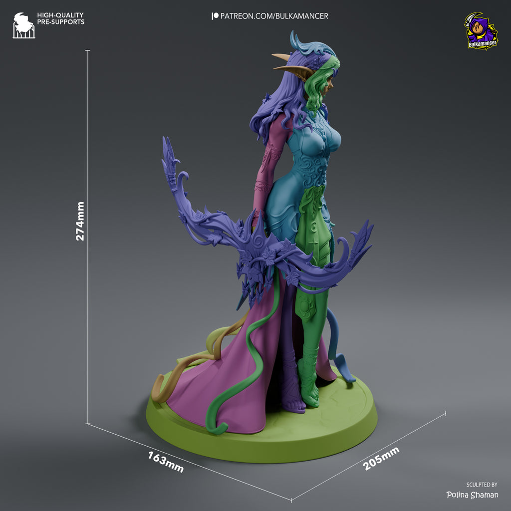 Tyrande - World of Warcraft | Custom Statue 3D printed figure