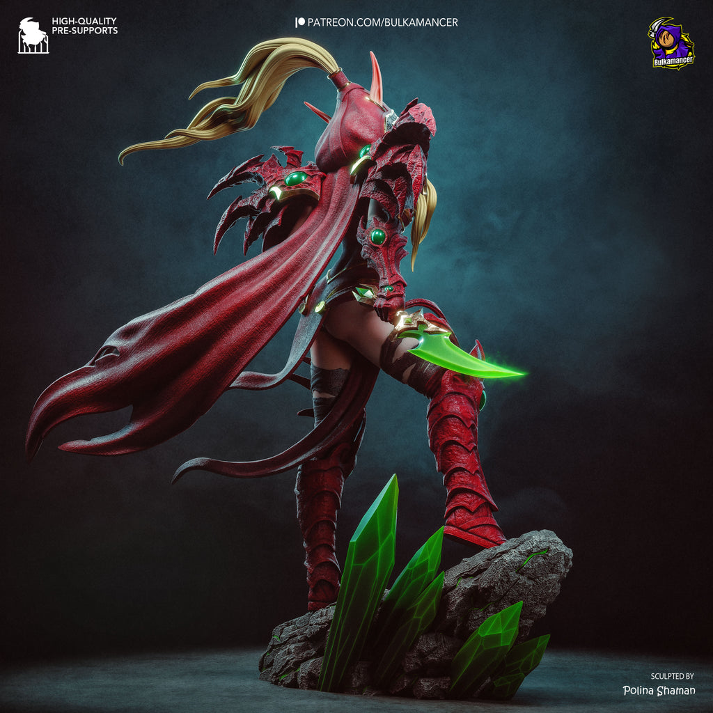Valeera - World of Warcraft | Custom Statue 3D printed figure