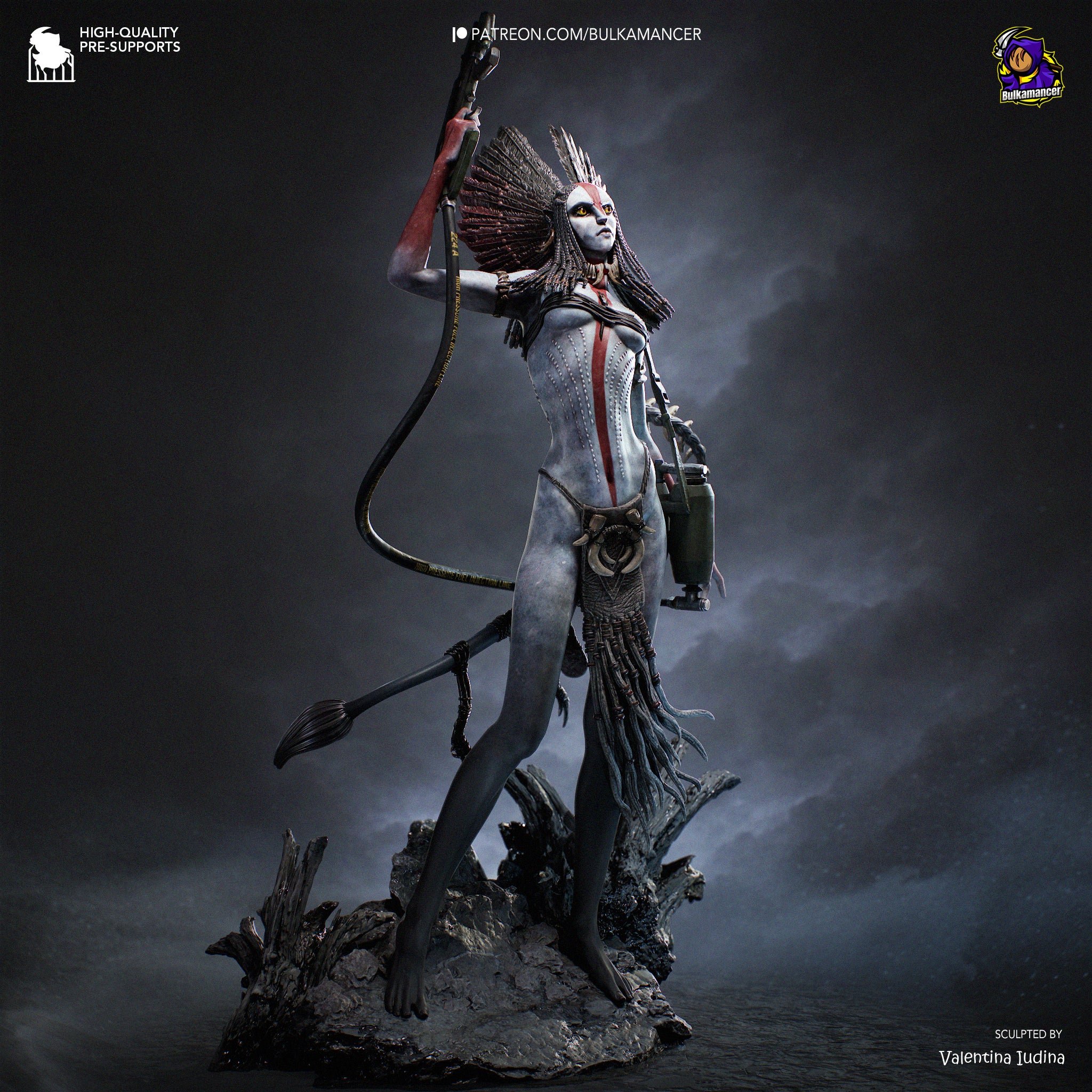 Varang - Avatar:Fire and Ash | Custom Statue 3D printed figure