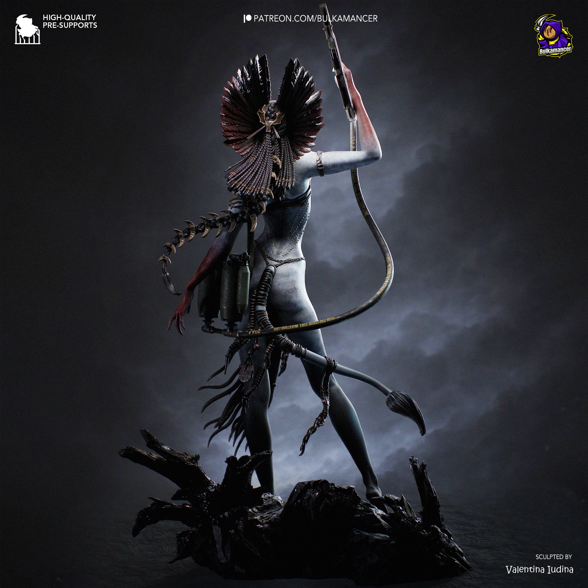 Varang - Avatar:Fire and Ash | Custom Statue 3D printed figure