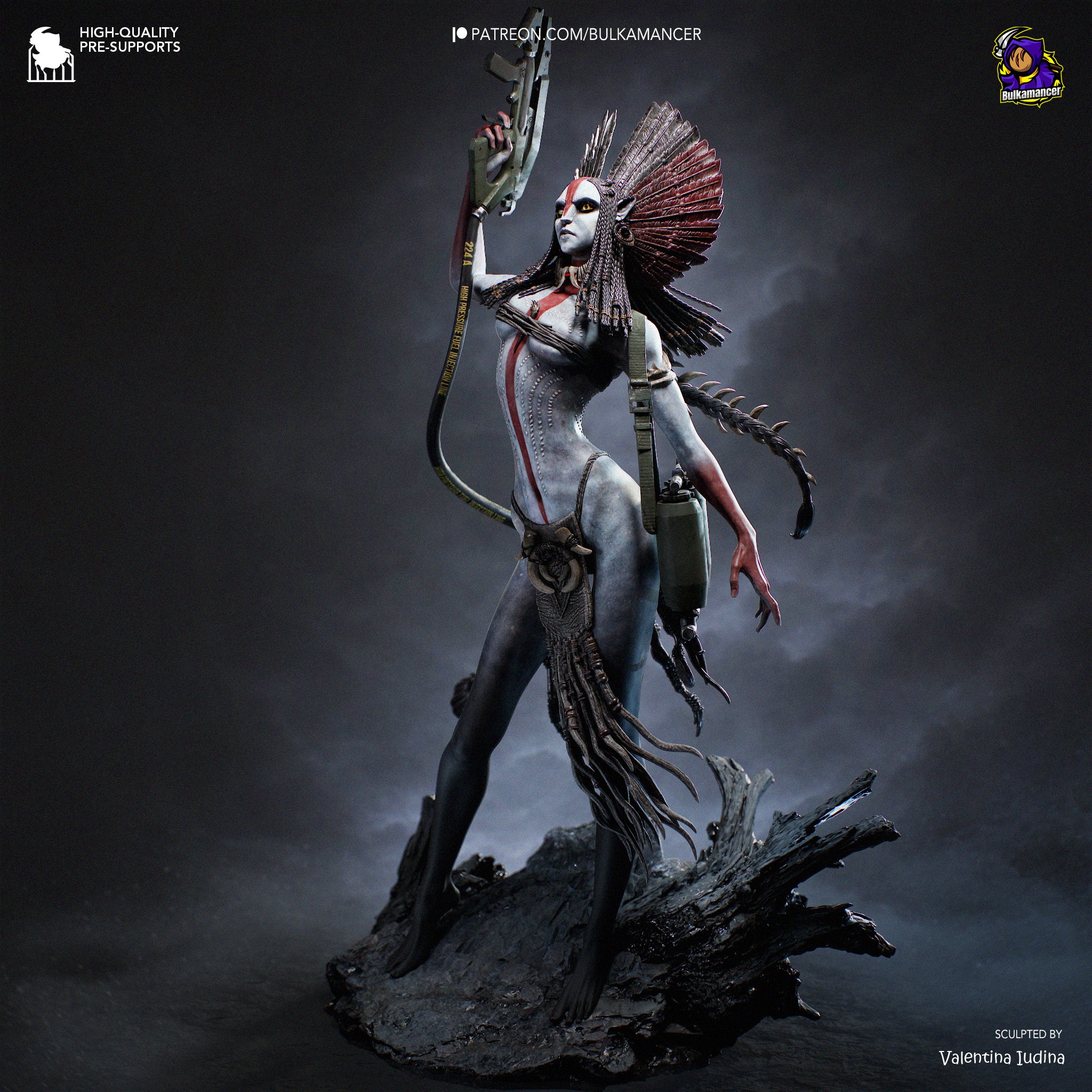 Varang - Avatar:Fire and Ash | Custom Statue 3D printed figure