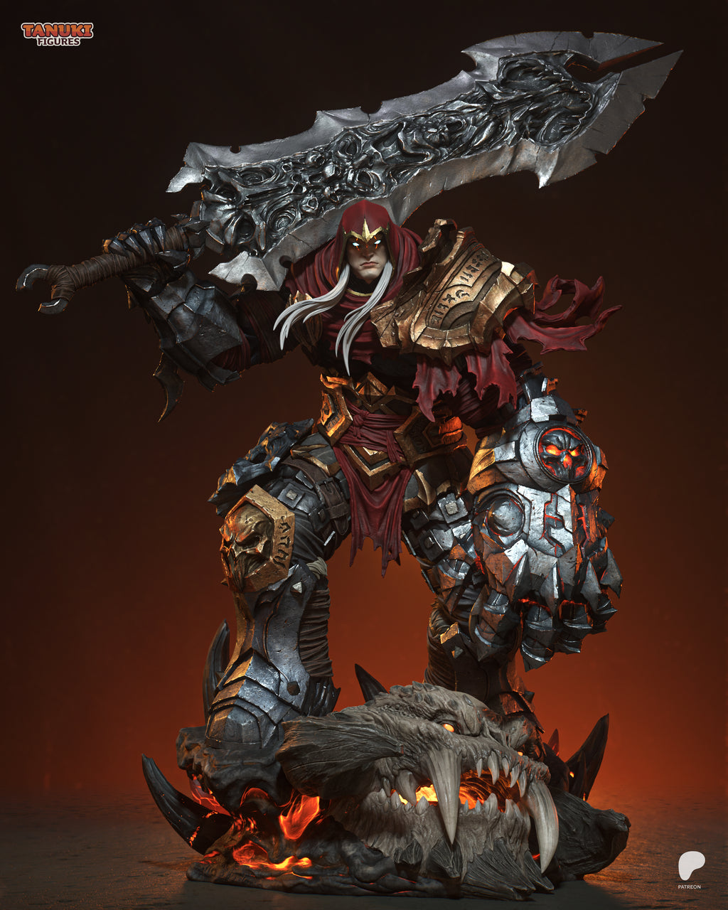 War - Darksiders | Custom Statue 3D printed figure