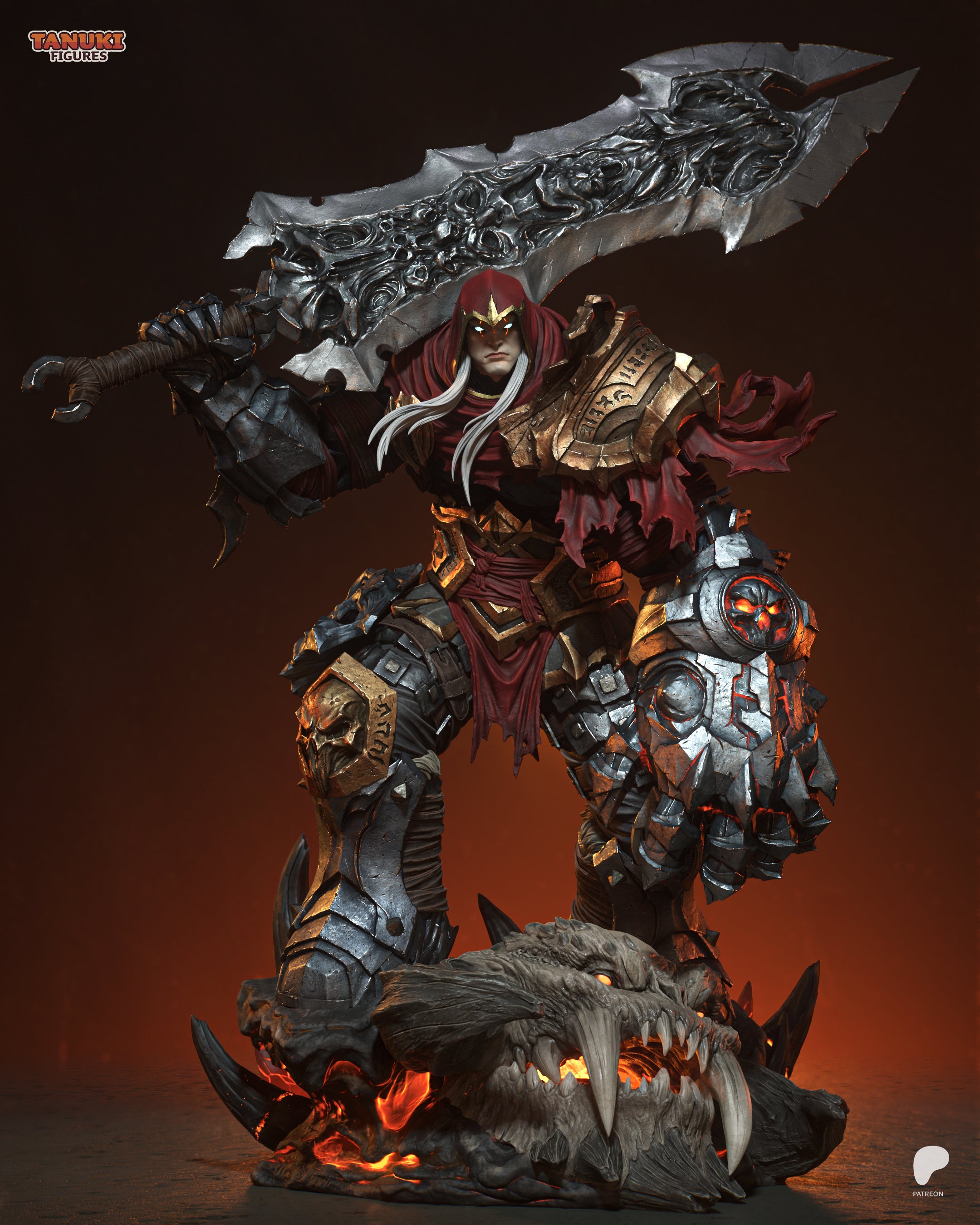 War - Darksiders | Custom Statue 3D printed figure