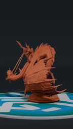 Witch King Diorama - Lord of the Rings | Custom Statue 3D printed figure