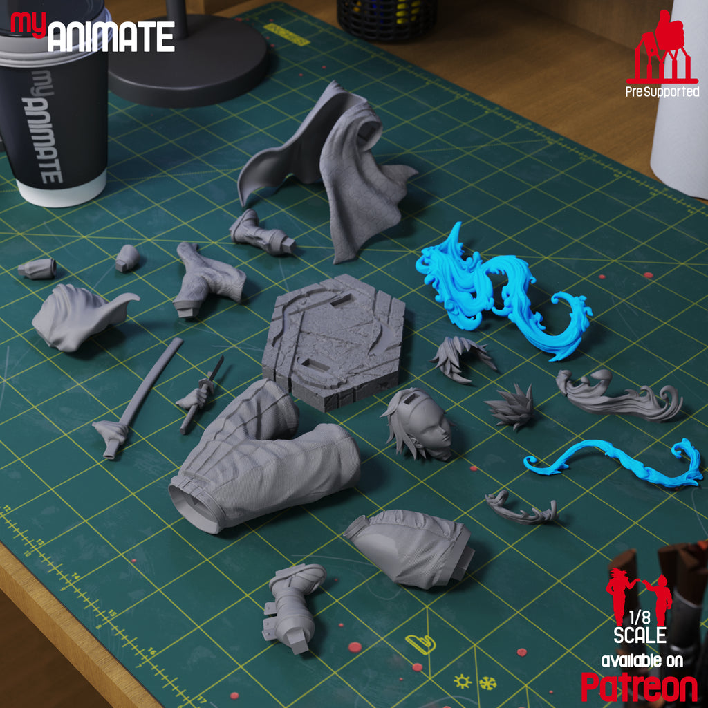 Giyu Tomioka - Kimetsu no Yaiba | Custom Statue 3D printed figure