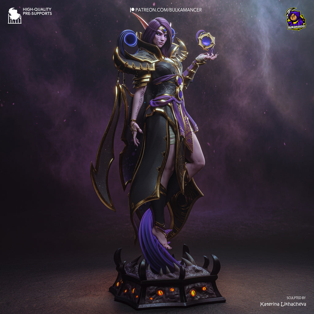 Xal’atath - World of Warcraft | Custom Statue 3D printed figure