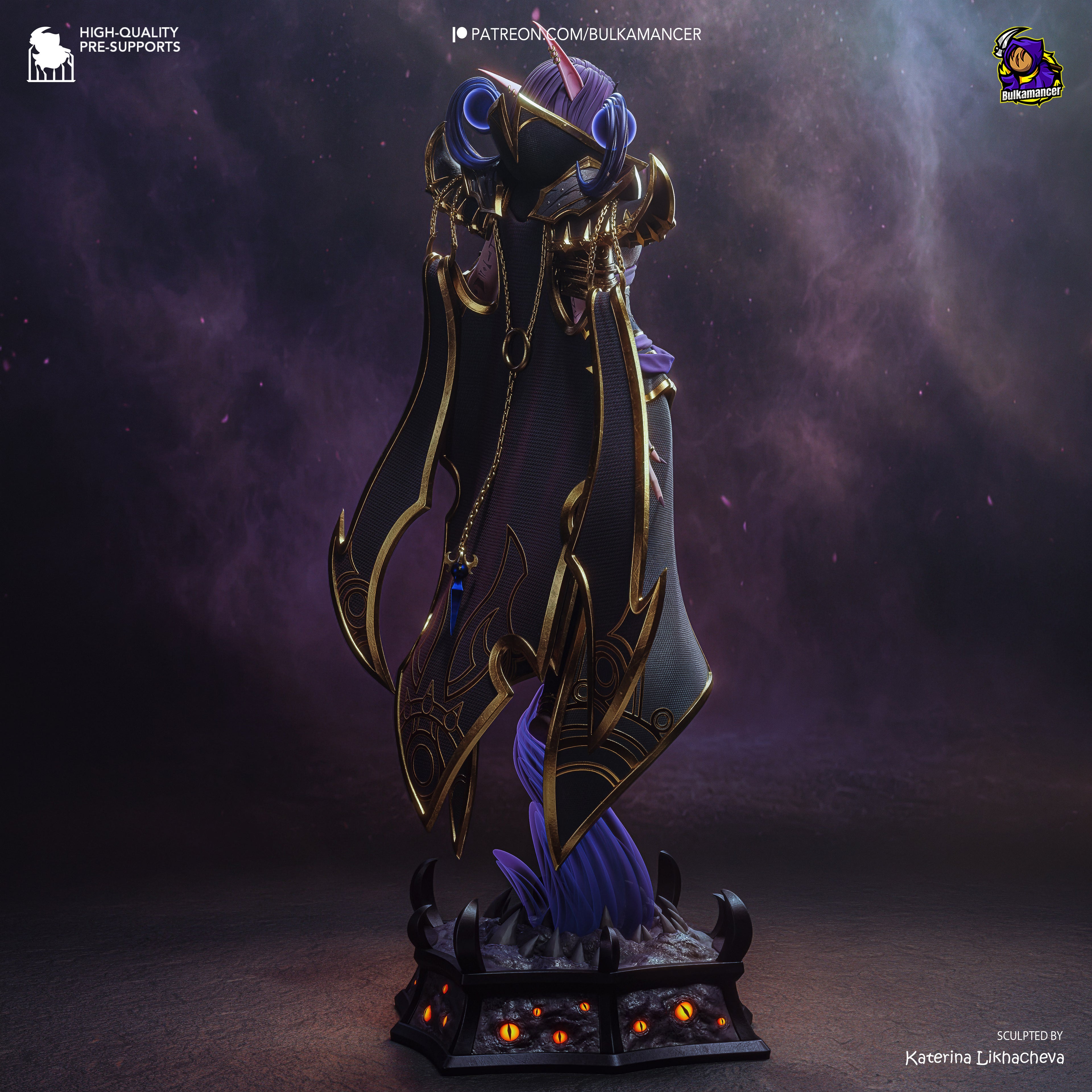Xal’atath - World of Warcraft | Custom Statue 3D printed figure