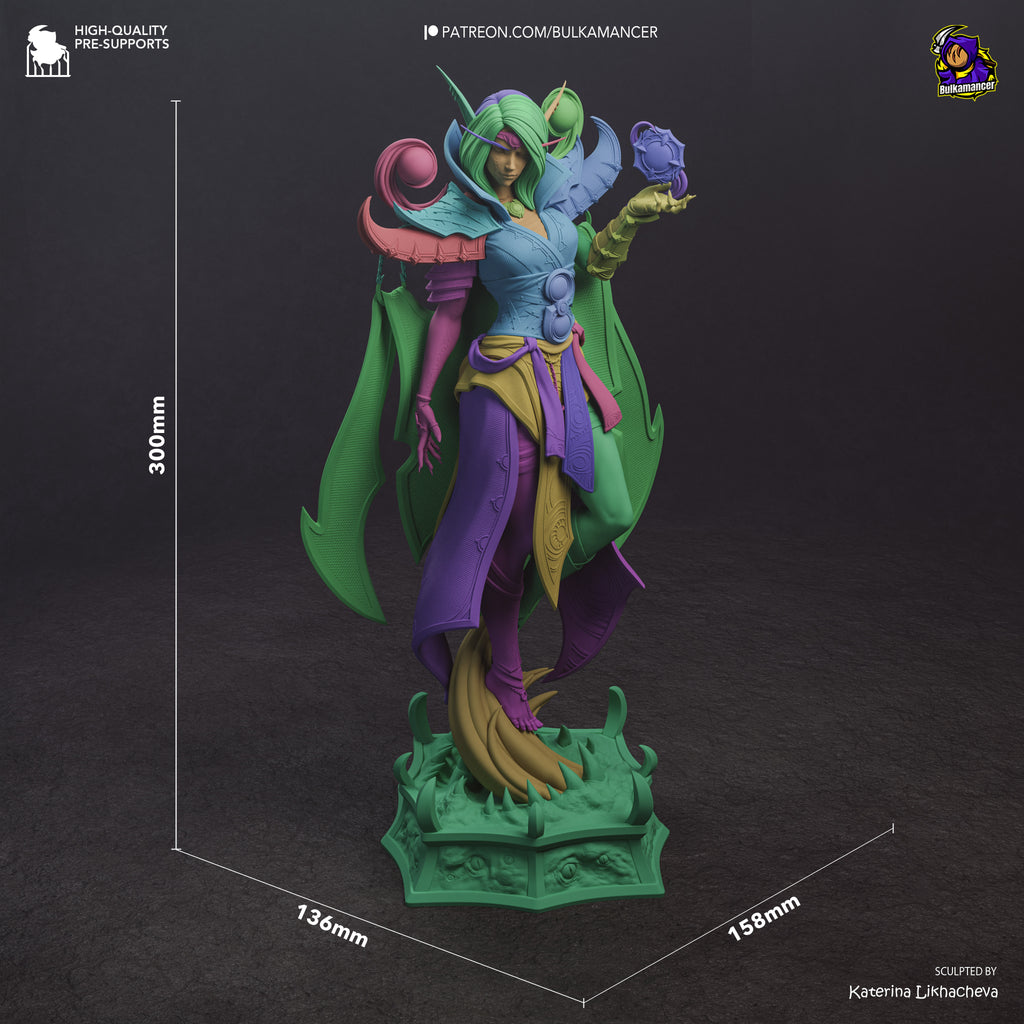 Xal’atath - World of Warcraft | Custom Statue 3D printed figure