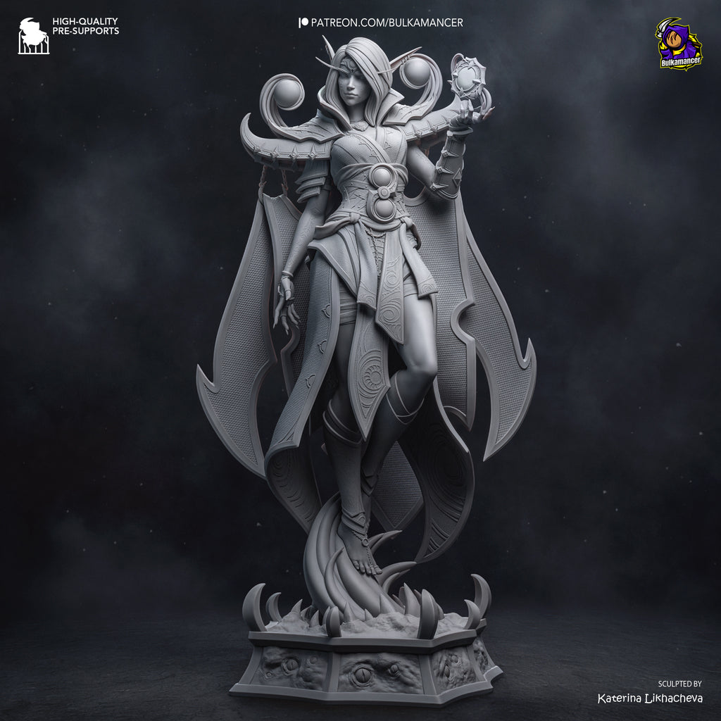 Xal’atath - World of Warcraft | Custom Statue 3D printed figure