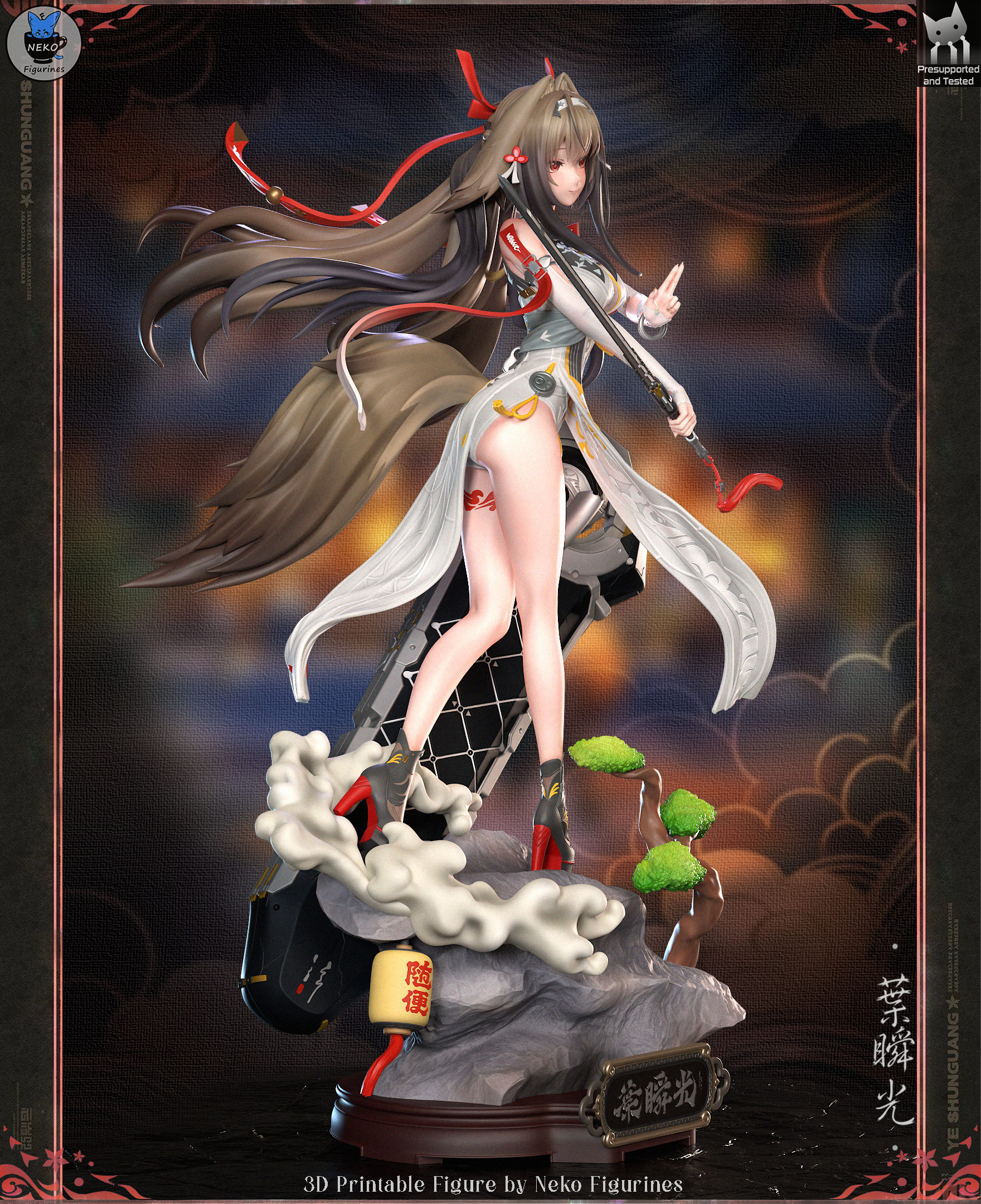 Ye Shunguan - Zenless Zone Zero ZZZ | Custom Statue 3D printed figure