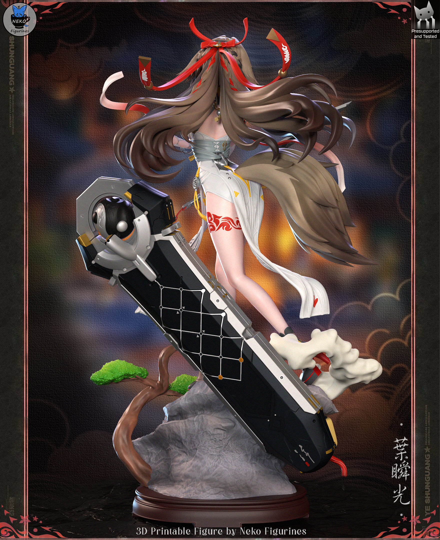 Ye Shunguan - Zenless Zone Zero ZZZ | Custom Statue 3D printed figure