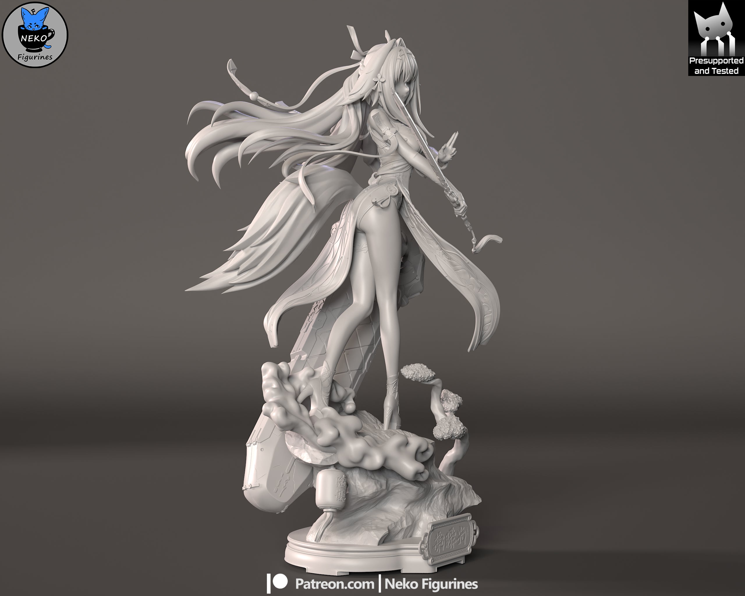 Ye Shunguan - Zenless Zone Zero ZZZ | Custom Statue 3D printed figure