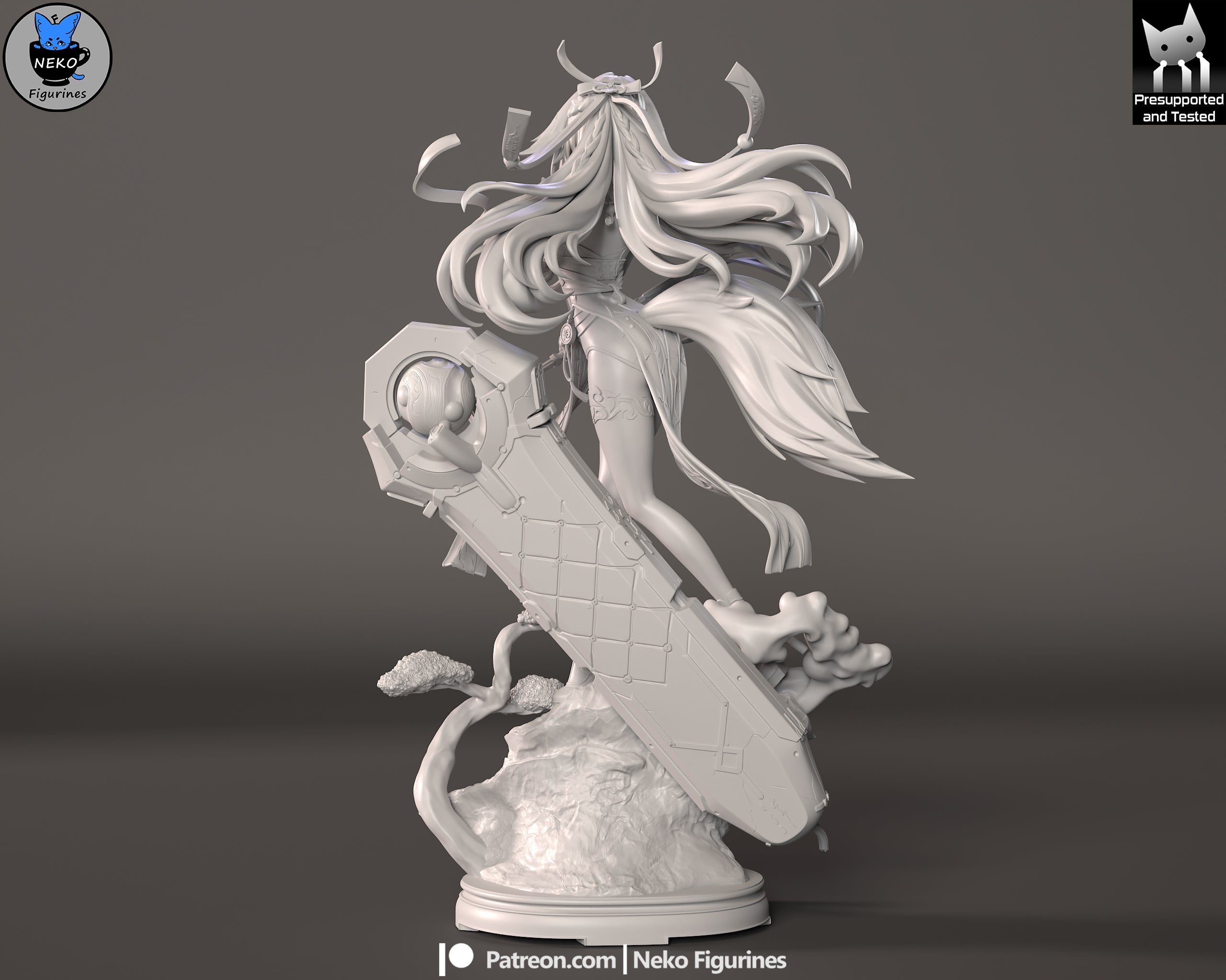 Ye Shunguan - Zenless Zone Zero ZZZ | Custom Statue 3D printed figure