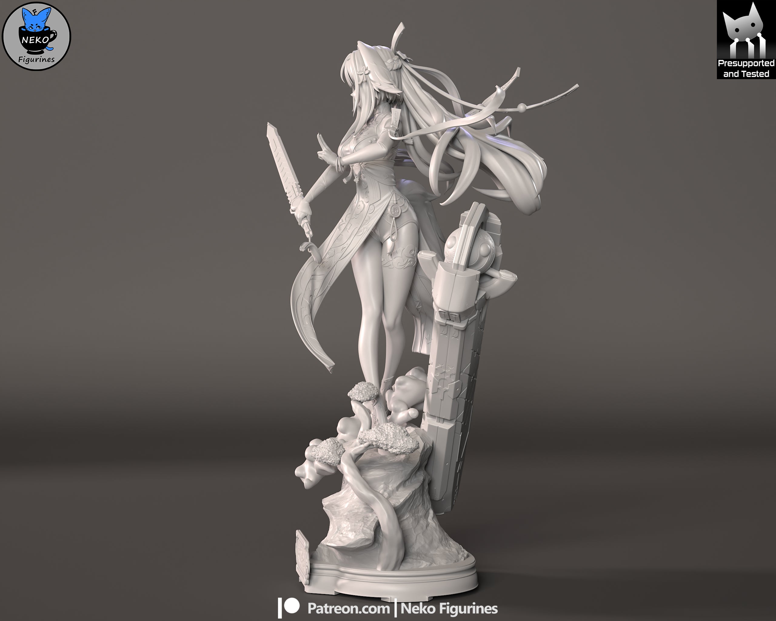 Ye Shunguan - Zenless Zone Zero ZZZ | Custom Statue 3D printed figure