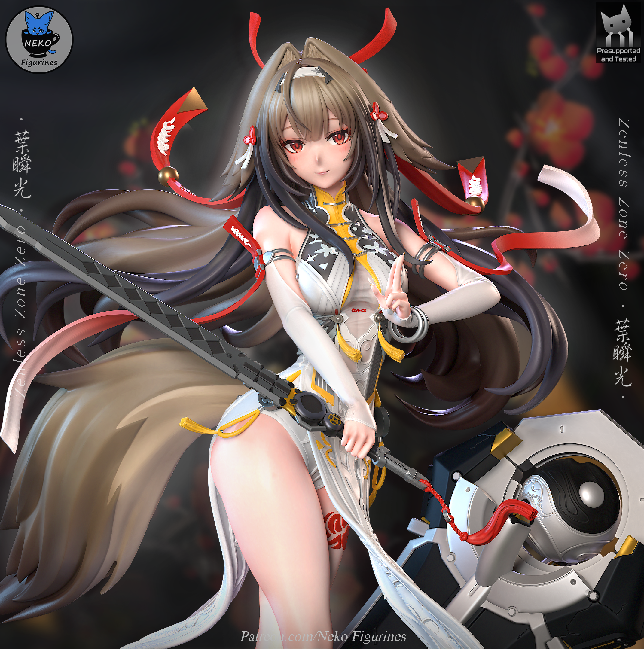 Ye Shunguan - Zenless Zone Zero ZZZ | Custom Statue 3D printed figure