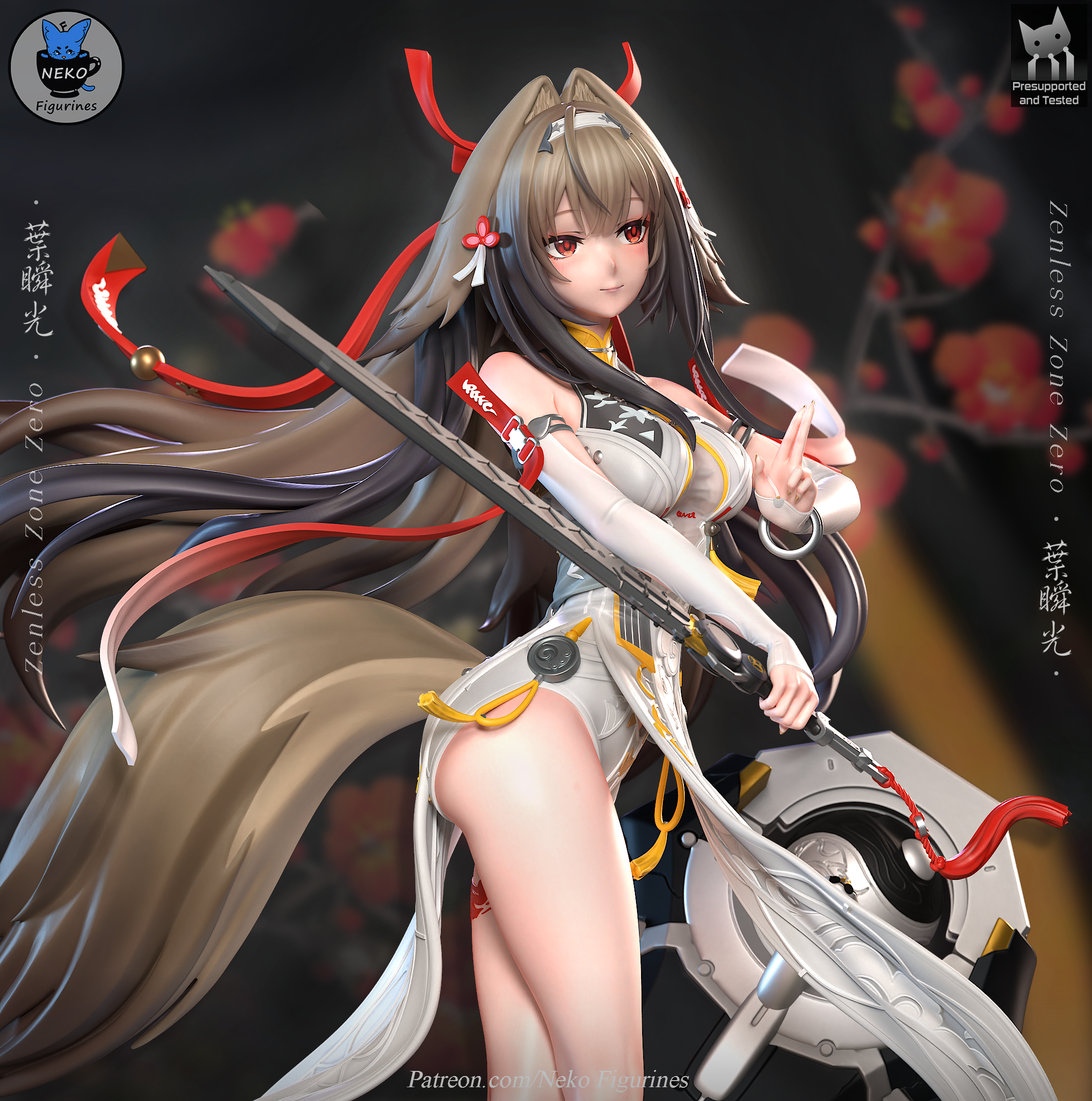 Ye Shunguan - Zenless Zone Zero ZZZ | Custom Statue 3D printed figure