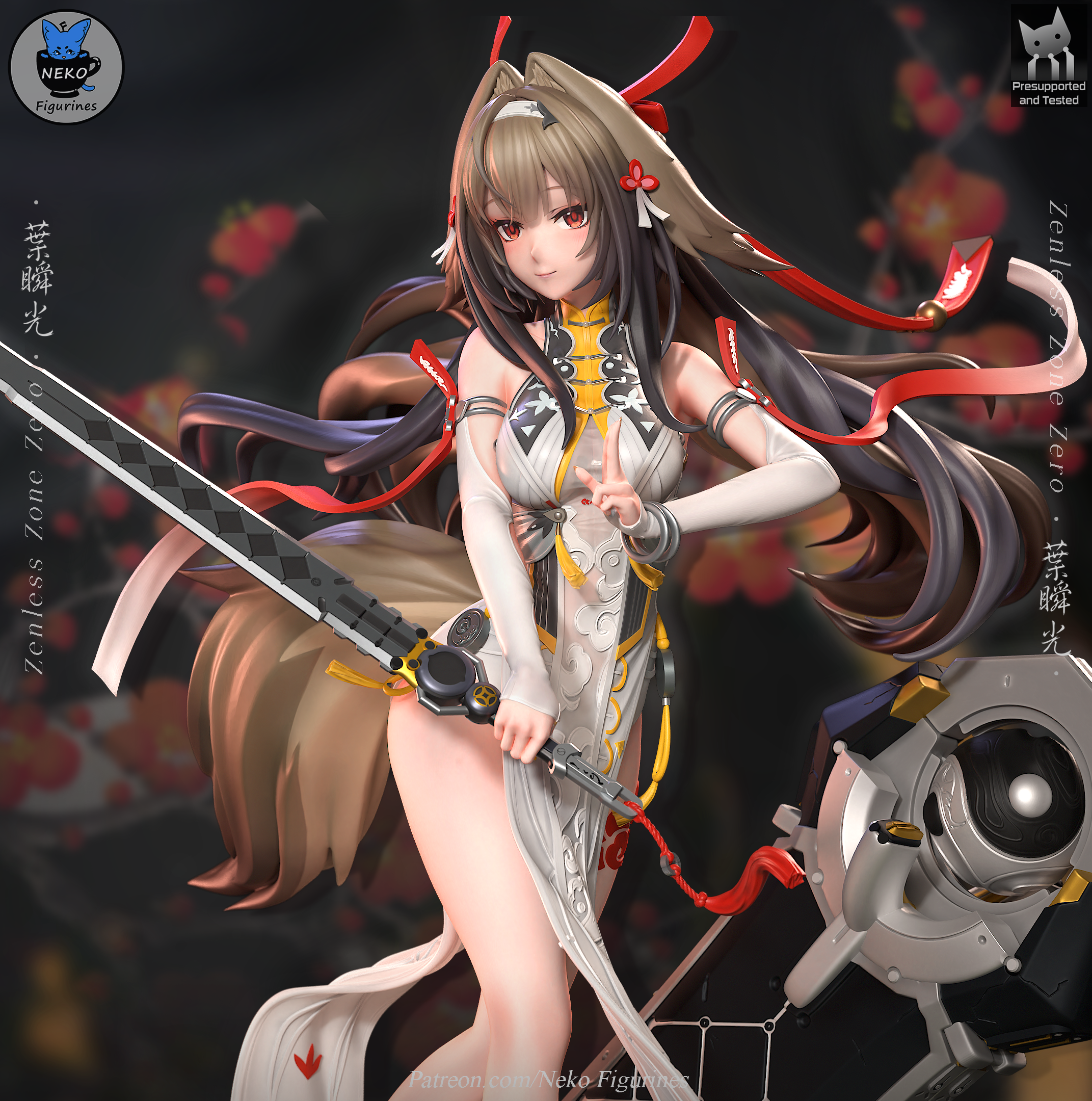 Ye Shunguan - Zenless Zone Zero ZZZ | Custom Statue 3D printed figure