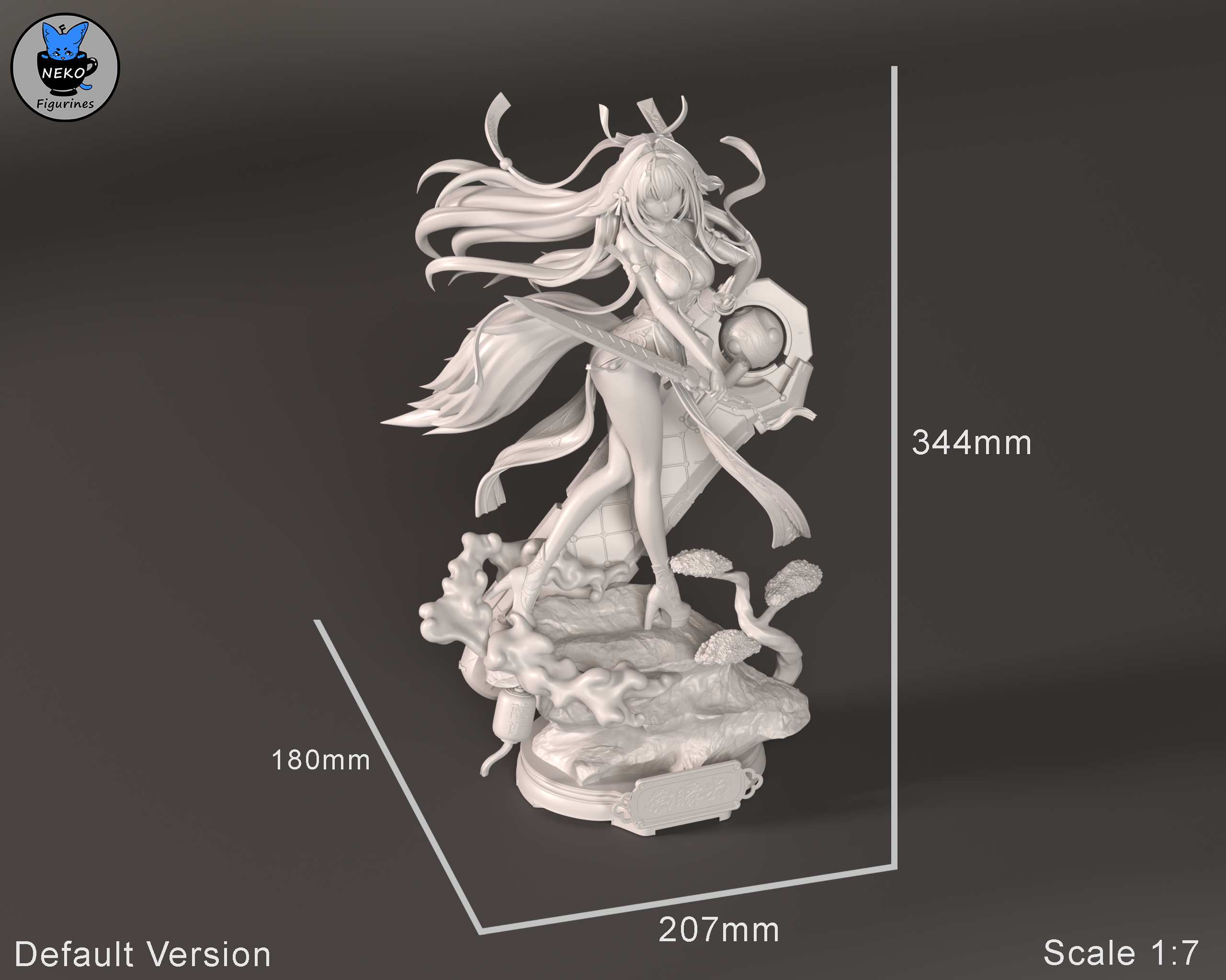 Ye Shunguan - Zenless Zone Zero ZZZ | Custom Statue 3D printed figure