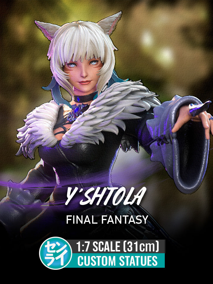 Yshtola - Final Fantasy | Custom Statue 3D printed figure