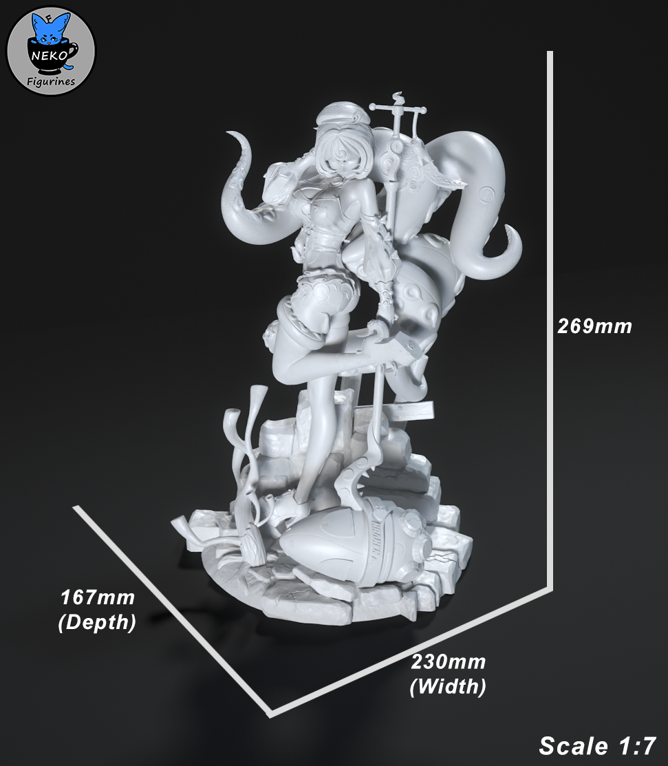 Yidhari - Zenless Zone Zero ZZZ | Custom Statue 3D printed figure