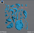 Yidhari - Zenless Zone Zero ZZZ | Custom Statue 3D printed figure