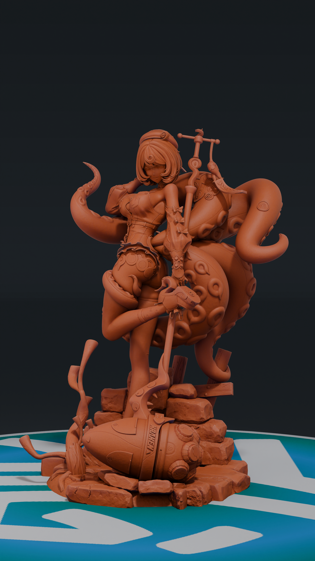 Yidhari - Zenless Zone Zero ZZZ | Custom Statue 3D printed figure