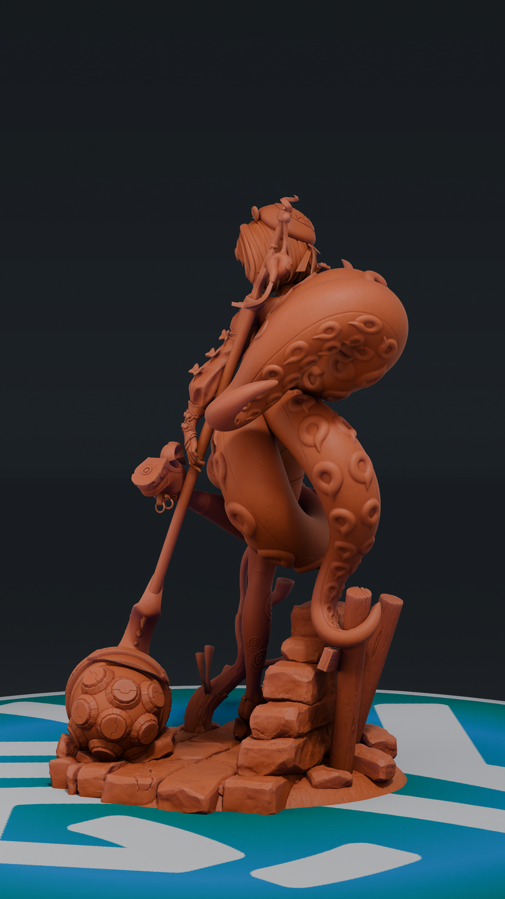 Yidhari - Zenless Zone Zero ZZZ | Custom Statue 3D printed figure